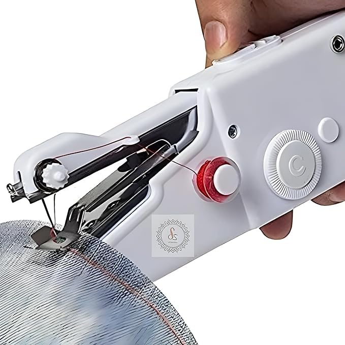 StonSell Electric Handy Stitch Mini Hand Sewing Machine Stapler Style Mini Machine Home Tailoring Silai Machine Emergency Stitching Handheld Sewing Machine For Emergency Stitching (A1+)