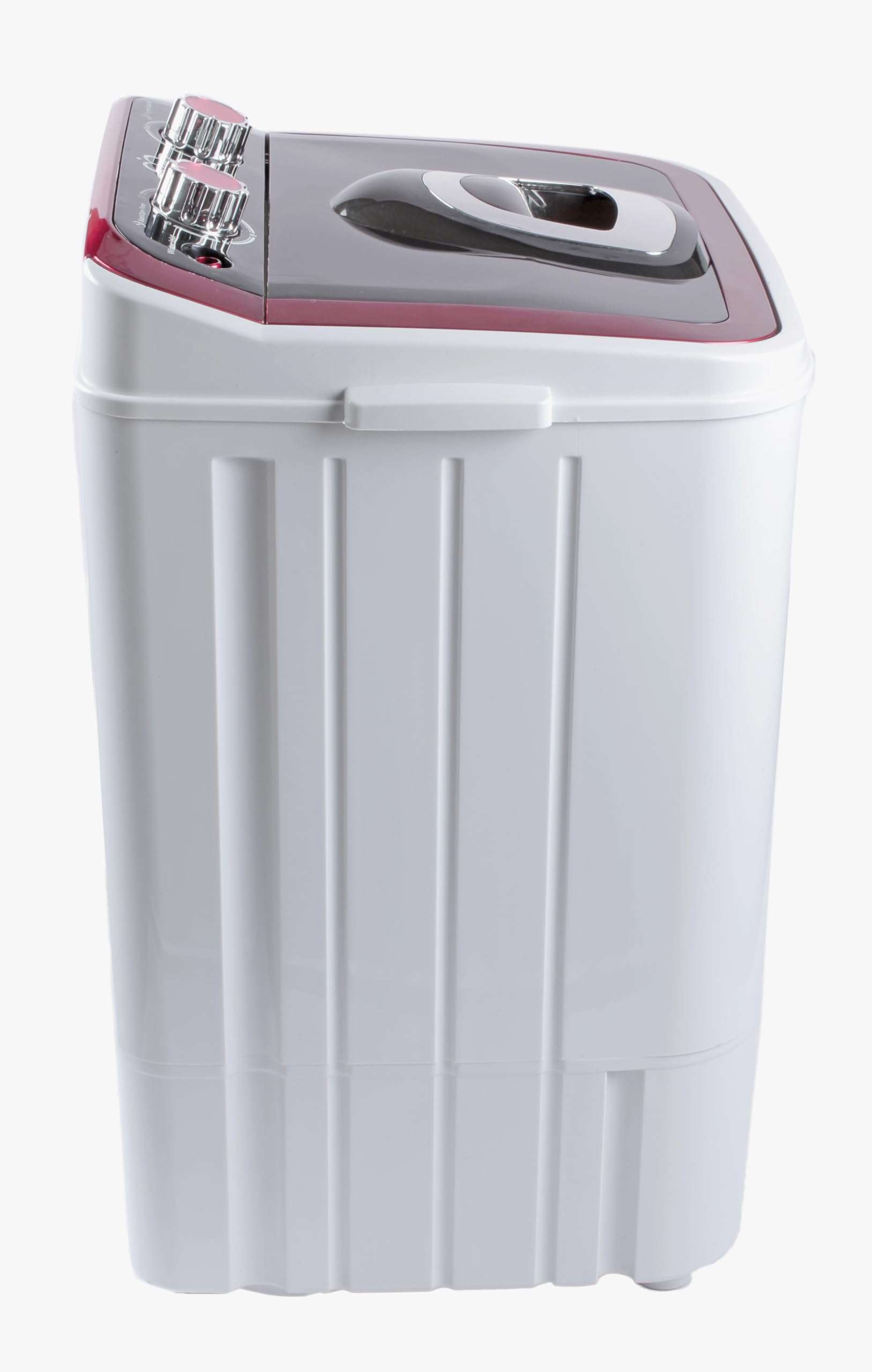 DMR Model DMR 46-1218 (W2Yr) Top Load Single Tub 4.6Kg Portable Mini Washing Machine with 2kg Steel Dryer Basket (Red) - With 2 years Free Spare Supply Warranty 3