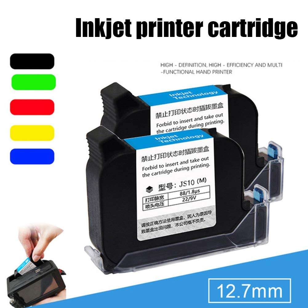 MX3 Portable Label Printers Labelling Gun - Handheld Inkjet Code Printer HD, Trademark Logo Barcode Graphic Date Coder Price Label Making Machine (Color : B) 3