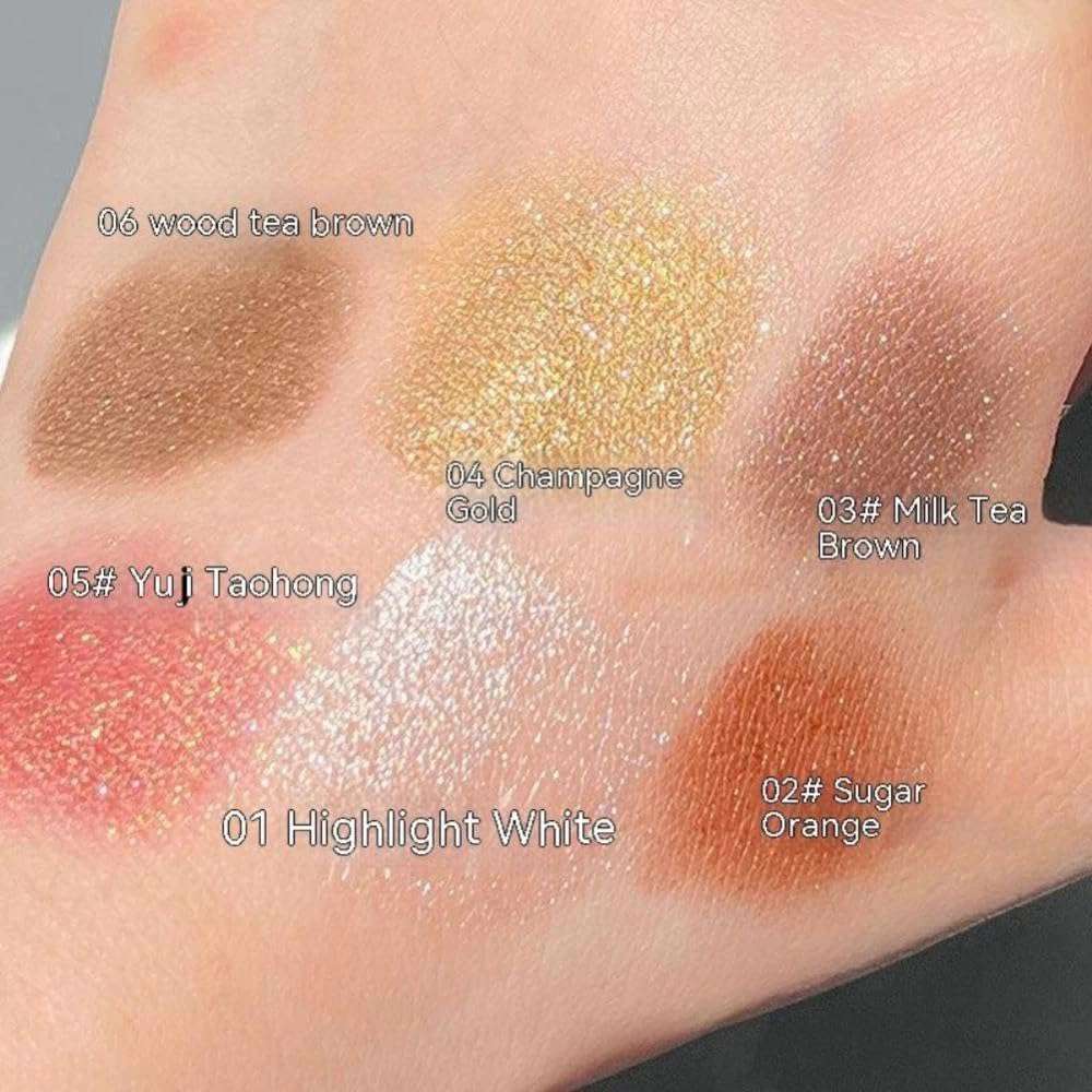 Eyeshadow Stick, Eyeshadow Pencil Waterproof, Crease-Proof Formula, Easy to Apply, Buildable Color (5) 6