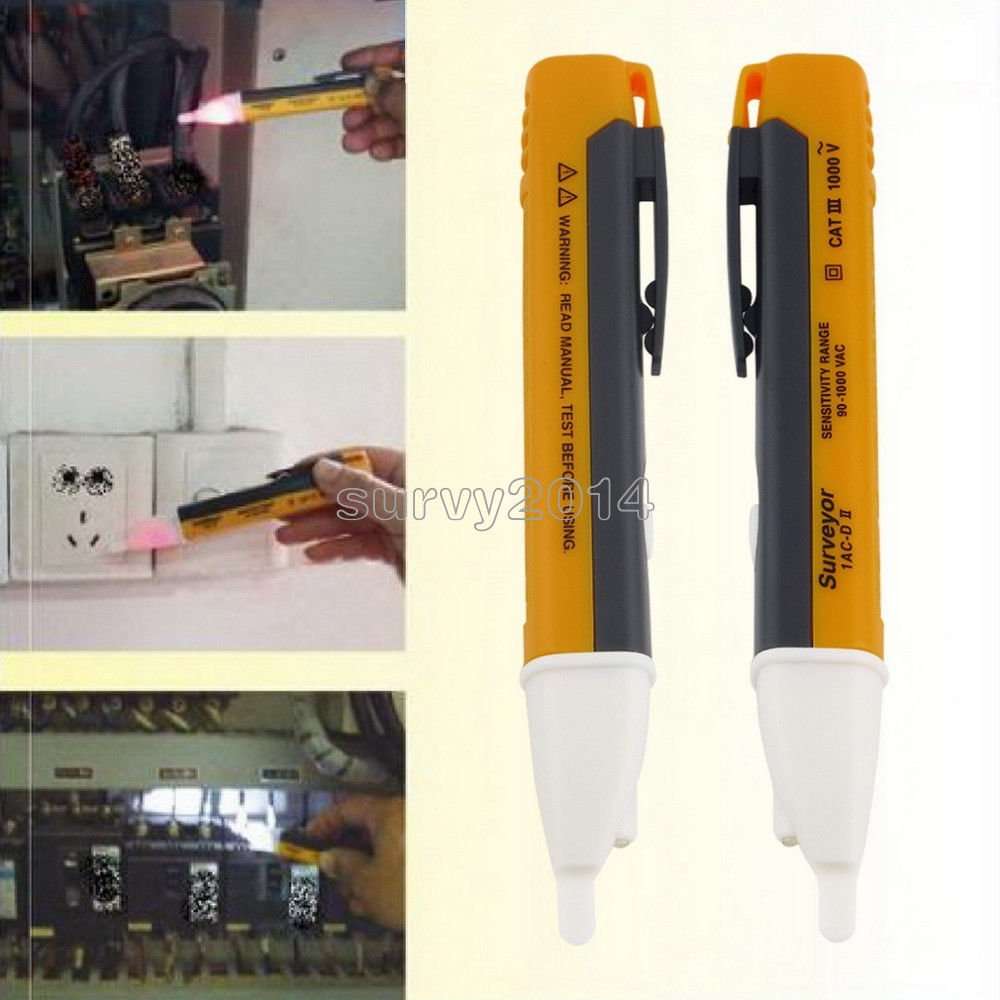 Quickbuying 90-1000V AC Electric Power Voltage Tester Volt Pen Detector Sensor 2