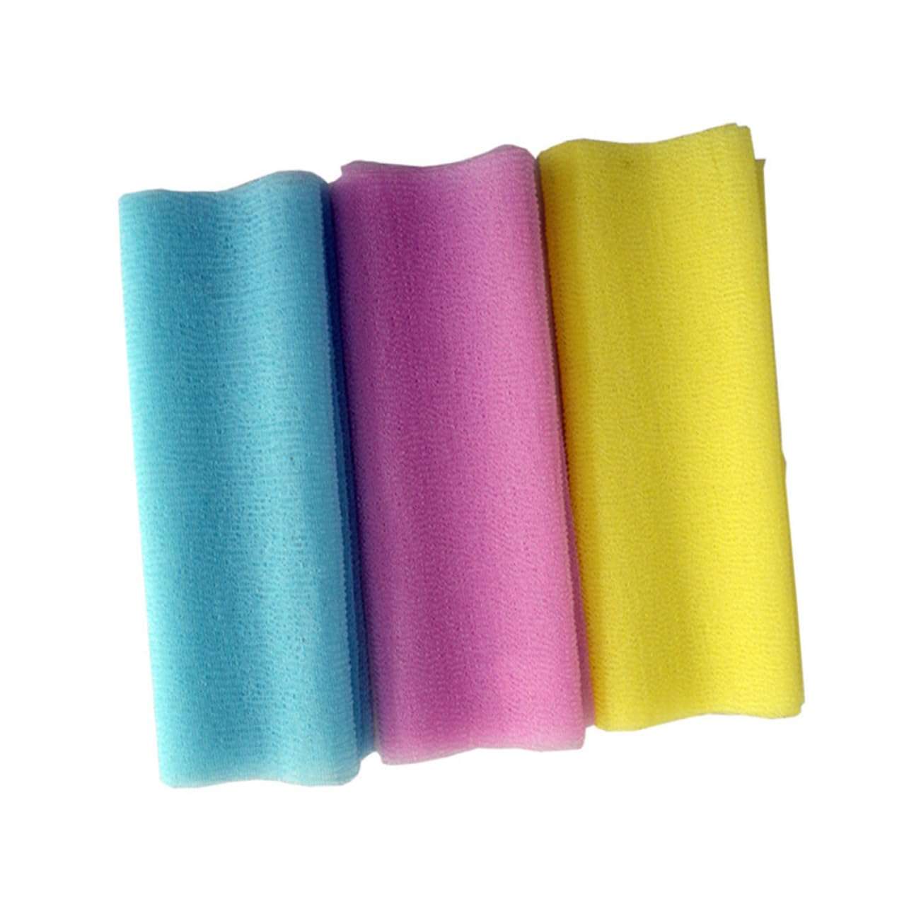 Beaupretty 4pcs Mixed Body Scrubbing Towel Exfoliating Bath Towel for Shower Back Back Scrubber 1