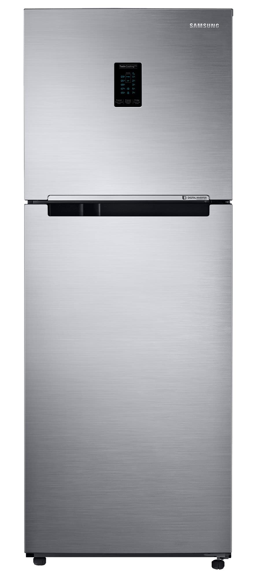 Samsung 324 L 3 Star Inverter Frost Free Double Door Refrigerator (RT34T4513S8/HL, Convertible 5In 1, Elegant Inox)