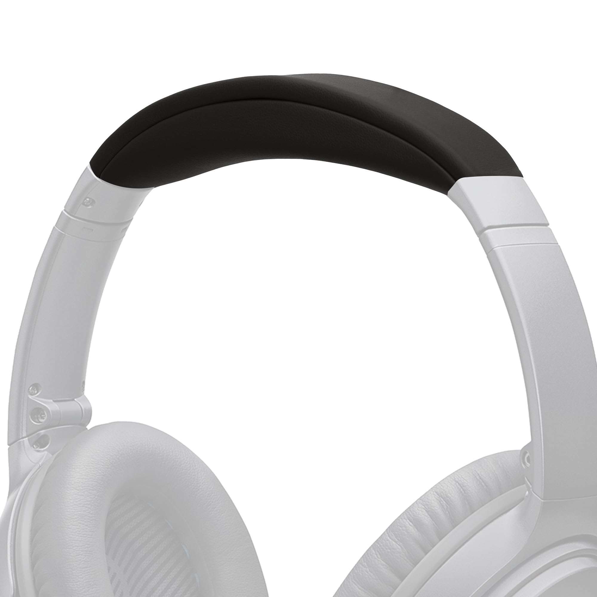 kwmobile Headphone Cushions Compatible with BoseQuietcomfort 35 / QC35 / Quietcomfort 45 / QC45 Cover - Faux Leather Replacement Pads for Headphones - Black 1