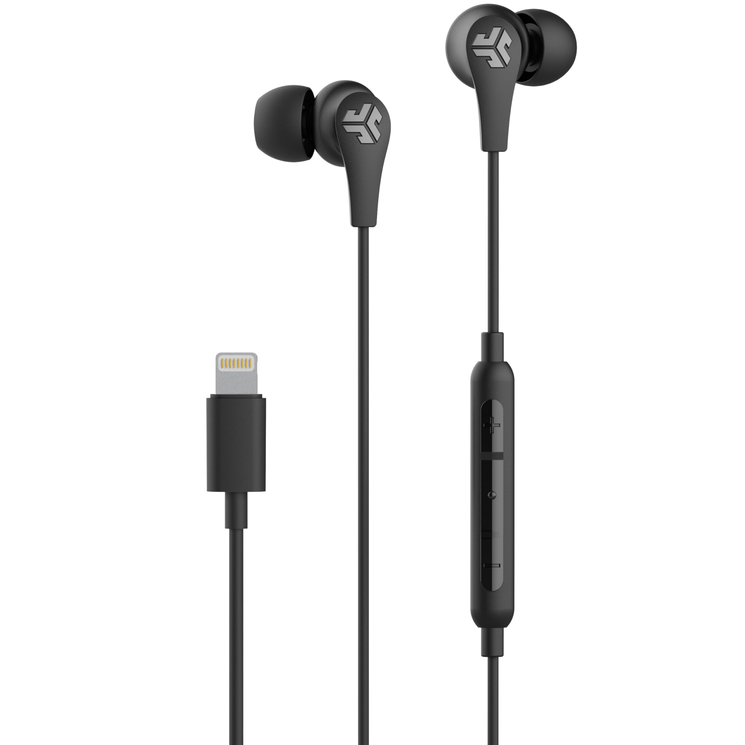 JLab JBuds ProLightning Wired Earbuds, Black 2