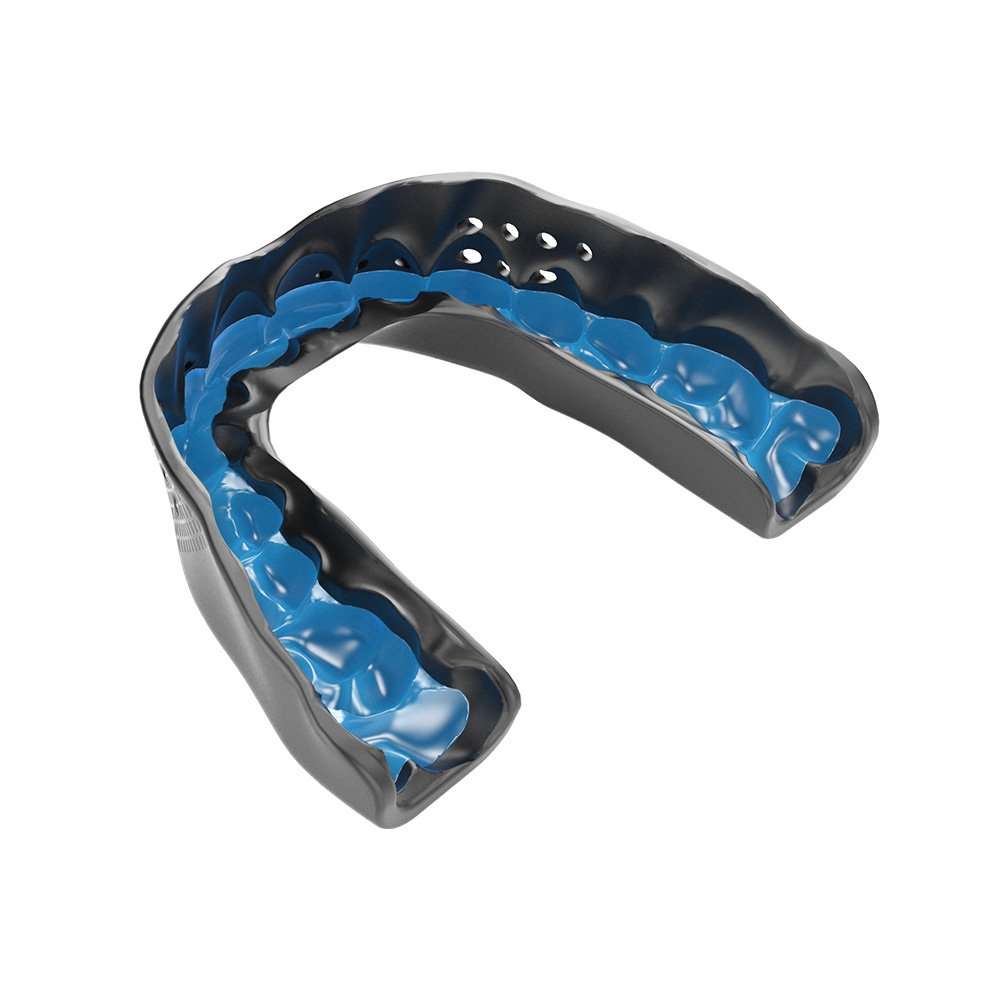 Shock Doctor Mouthguard Superfit – Easy-Fit Strap/Strapless mouthguard – Low Profile Fit Perfect for Basketball, Hockey, Lacrosse, All Sport 3
