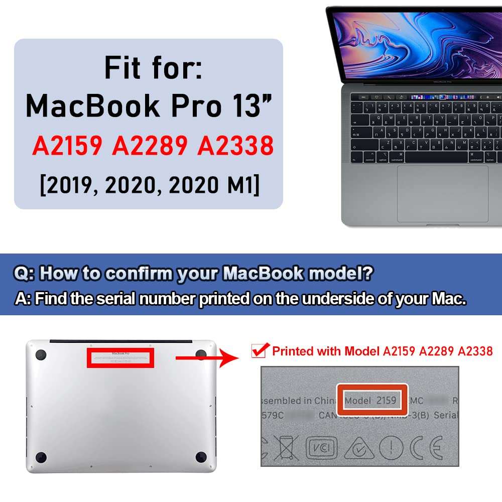 ANTIEE A2159 A2289 A2338 Battery Replacement, A2171 Battery for MacBook Pro 13-Inch 2019 2020 (M1) EMC 3301 3456 3578 MUHN2 MUHP2 MUHQ2 MUHR2 MXK62 MYDA2 MYD82 MYD92 MYDC2 MXK52 MXK32 MXK72 2