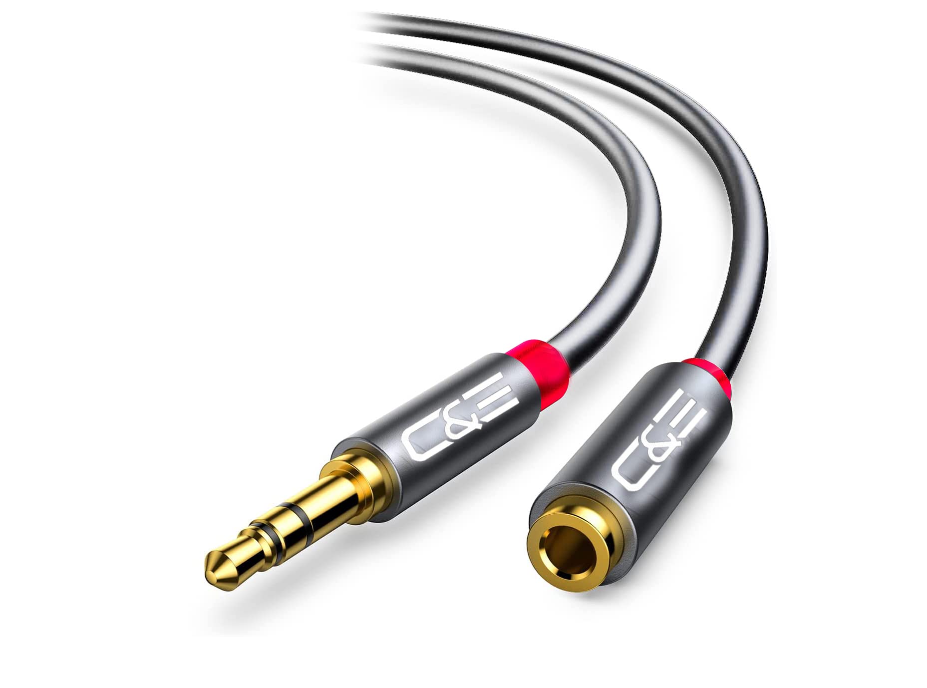 3.5mm Aux Headphone Extension Cable 10 Feet (3 Meters) 3.5mm Male to Female Stereo Audio Extension Cable 10ft (3M) for Car, Stereo, iPhone, Smartphone or Any Audio Device CNE414725