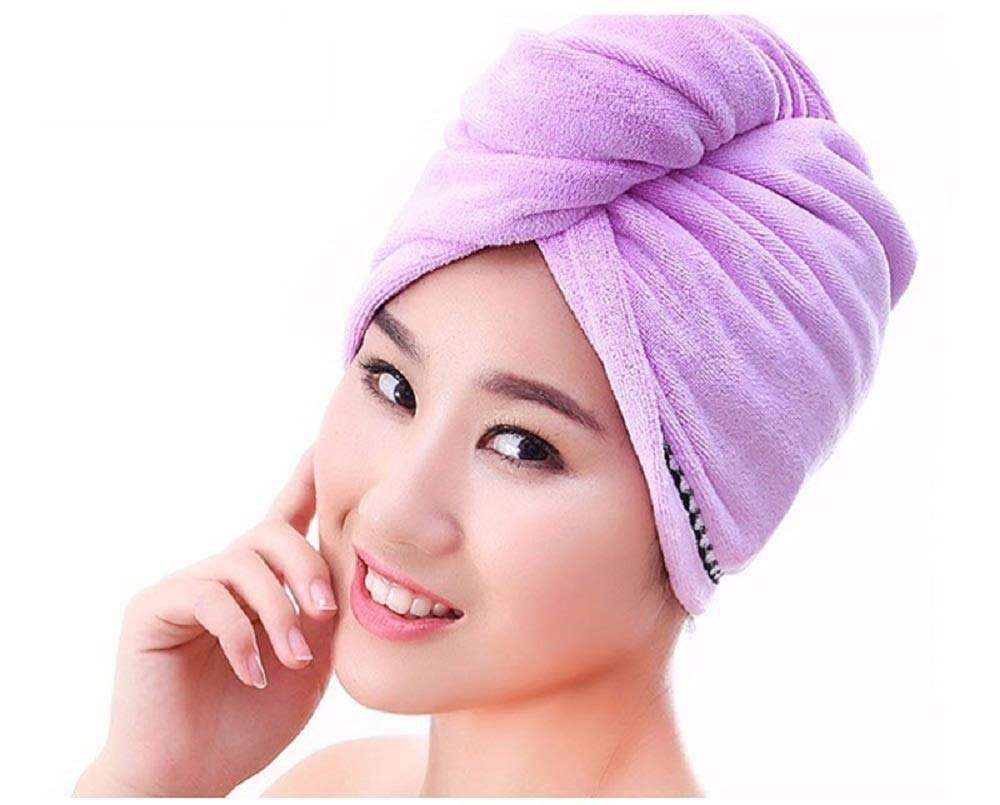 You God(S NO 19, 1Pcs Microfiber Hair Wrap Fast Dry Towel Drying Bath Spa Head Soft Cap Turban Wrap Twist Dry Shower Hair Wrap Cap Hat Towel by Kitchen Point 1