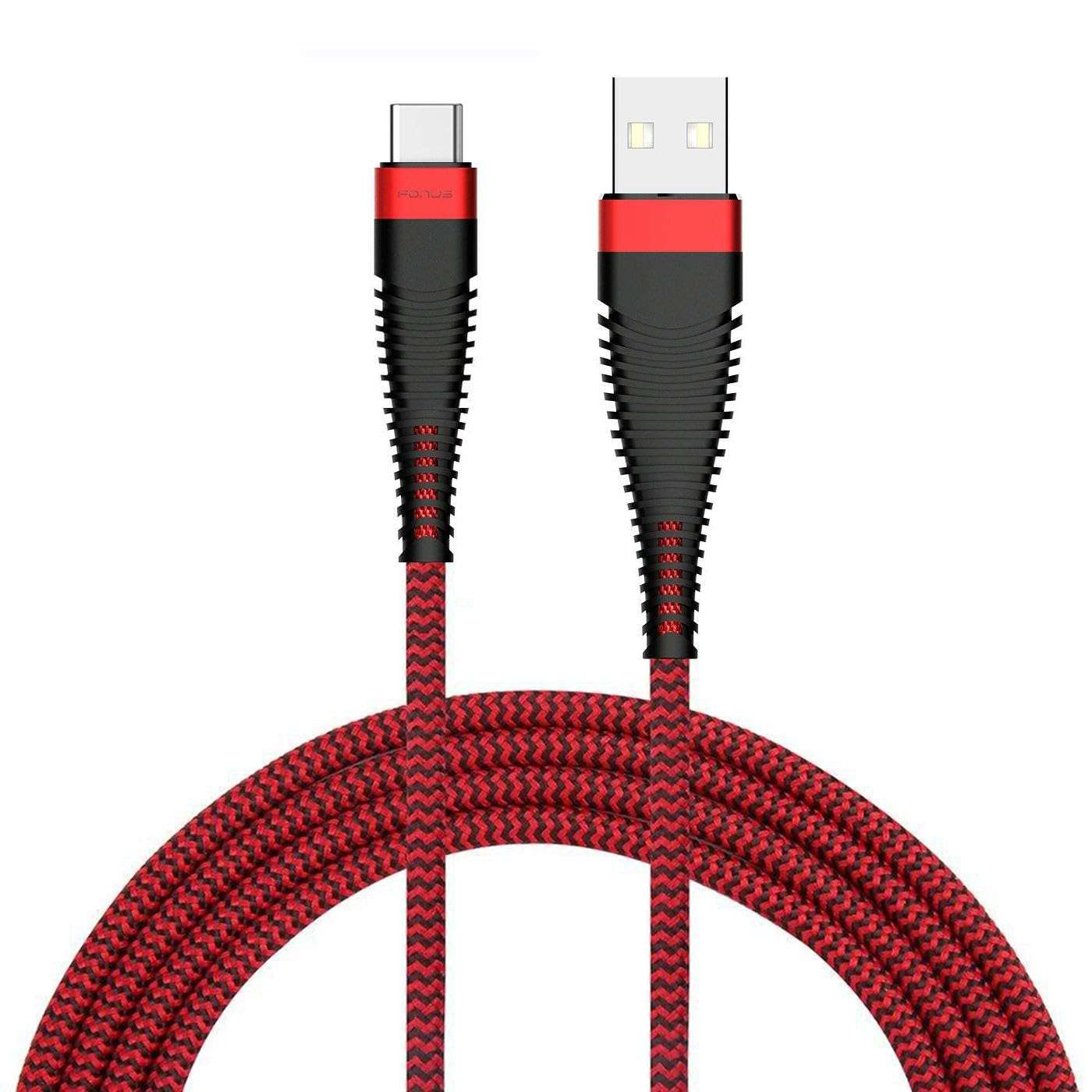 10ft USB Cable Type-C Charger Cord Compatible with Amazon Kindle Paperwhite Kids (11th,12th Gen 2021,2024), Power Wire USB-C Long Red Braided 3