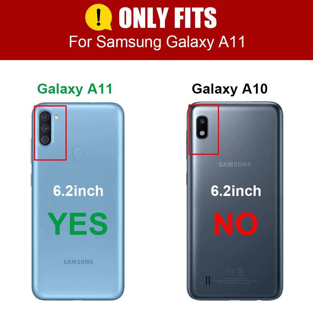 Samsung Galaxy A11 Case Glitter Crystal Butterfly Heart Floral Series-Slim TPU Luxury Bling Cute Girls Protective Cover with Detachable Finger Ring Holder Stand + Strap for Samsung A11 - Purple 2