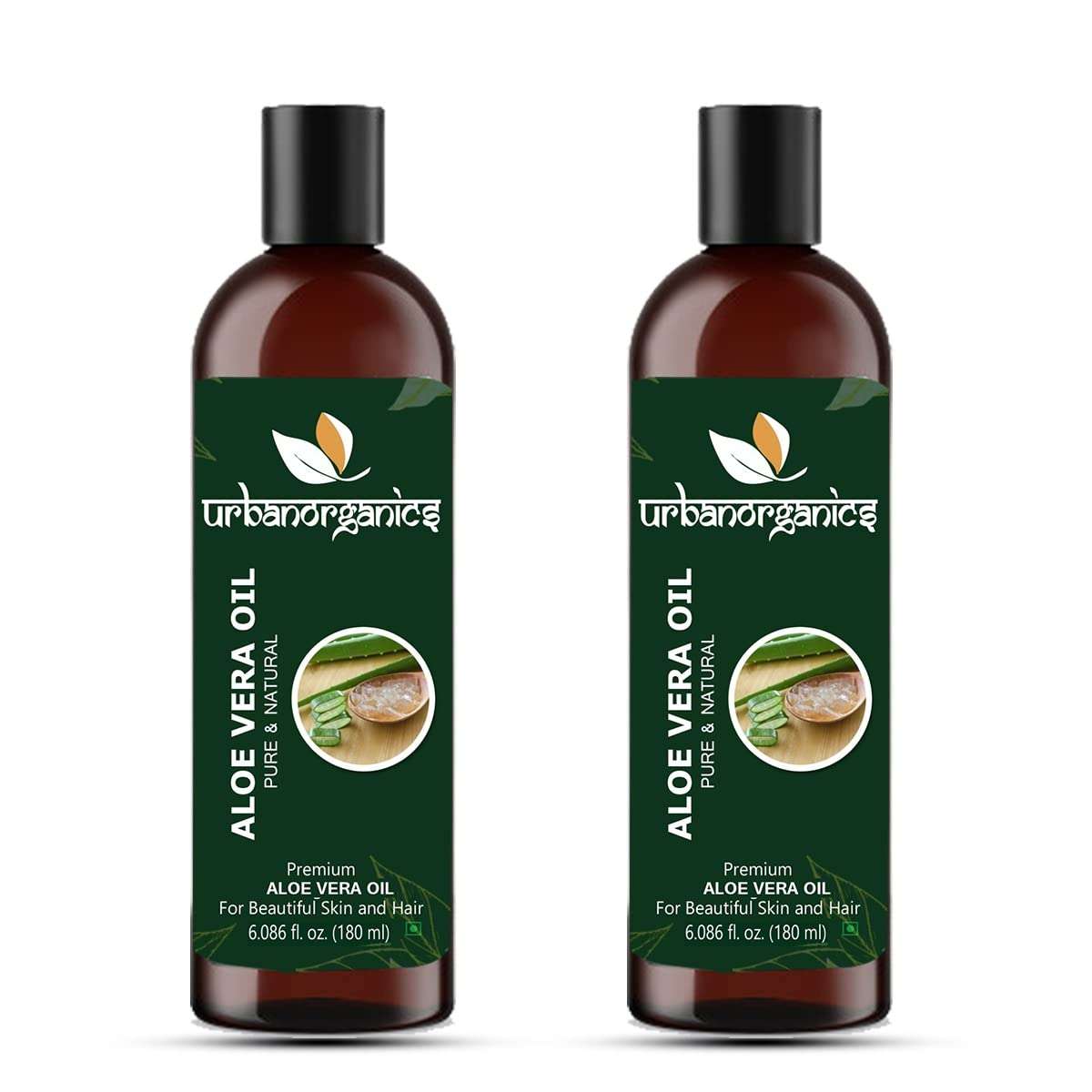 Urbanorganics Oil For Shine Hair, Skin Care, Moisturizing Dry Skin & Natural Oil | Anti-Hairfall | Promotes Hair growth, Softness & Shine,  (Bitter Almond Oil, 180 ml (Pack of 1)) 1