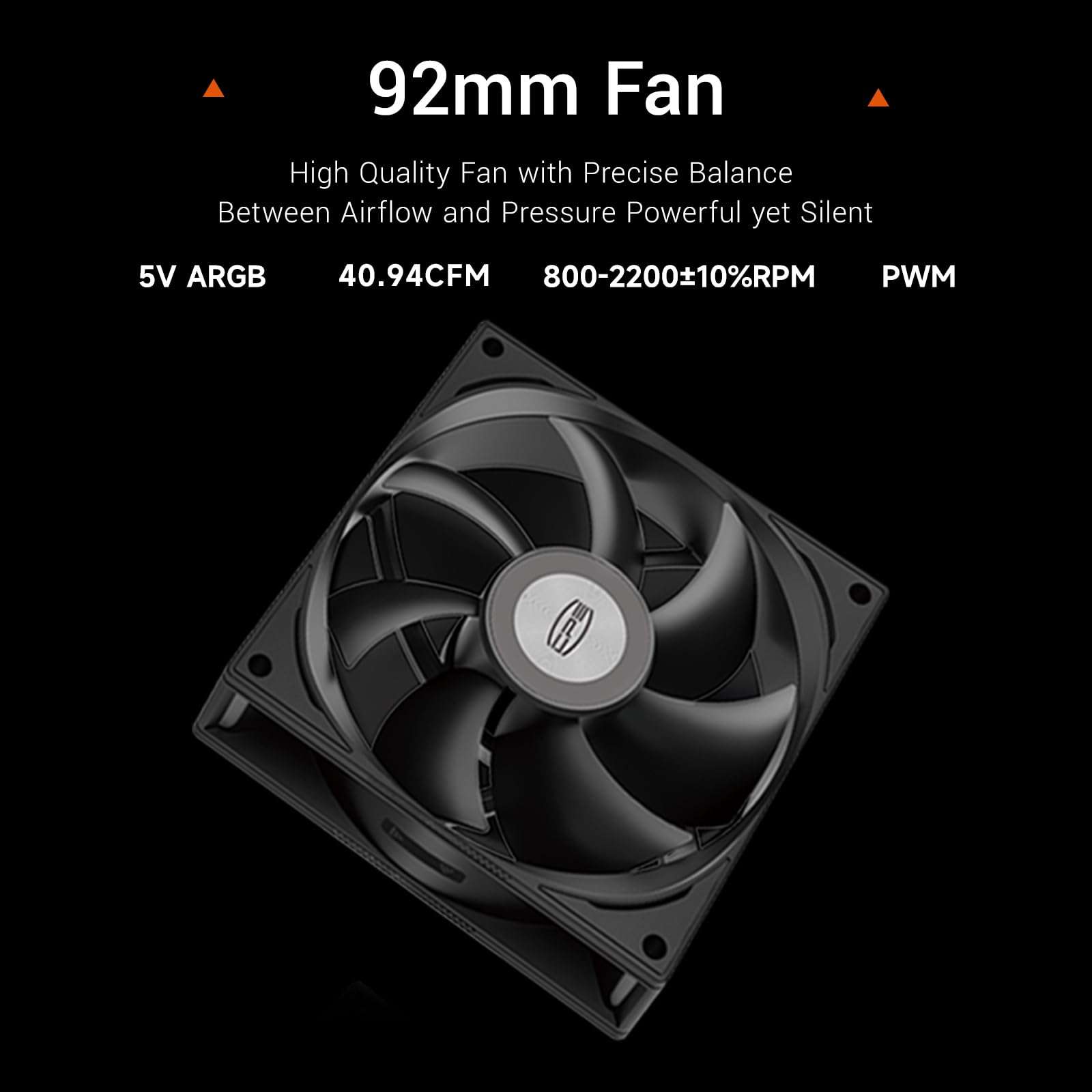 PCCOOLER CPS R400 Air CPU Cooler, Next-Gen 4 Heatpipes Air Cooler, PWM 2200RPM 92mm Fan, 180W TDP CPU Air Cooler,for AMD AM4/AM5/Intel LGA 115X/1200/1700/18XX Black 3