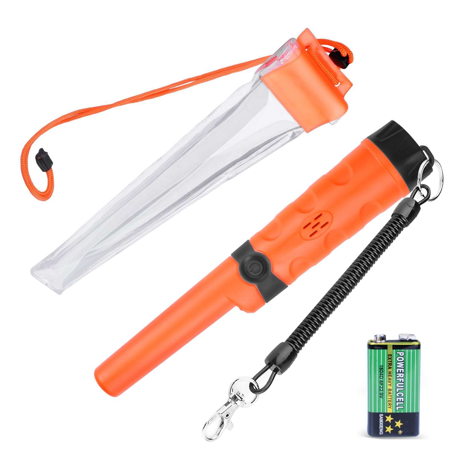 Kuman Pin pointer Water Resistant Metal Detectors with Holster Treasure Hunting Unearthing Tool Accessories Buzzer Vibration Automatic Tuning KW30 1