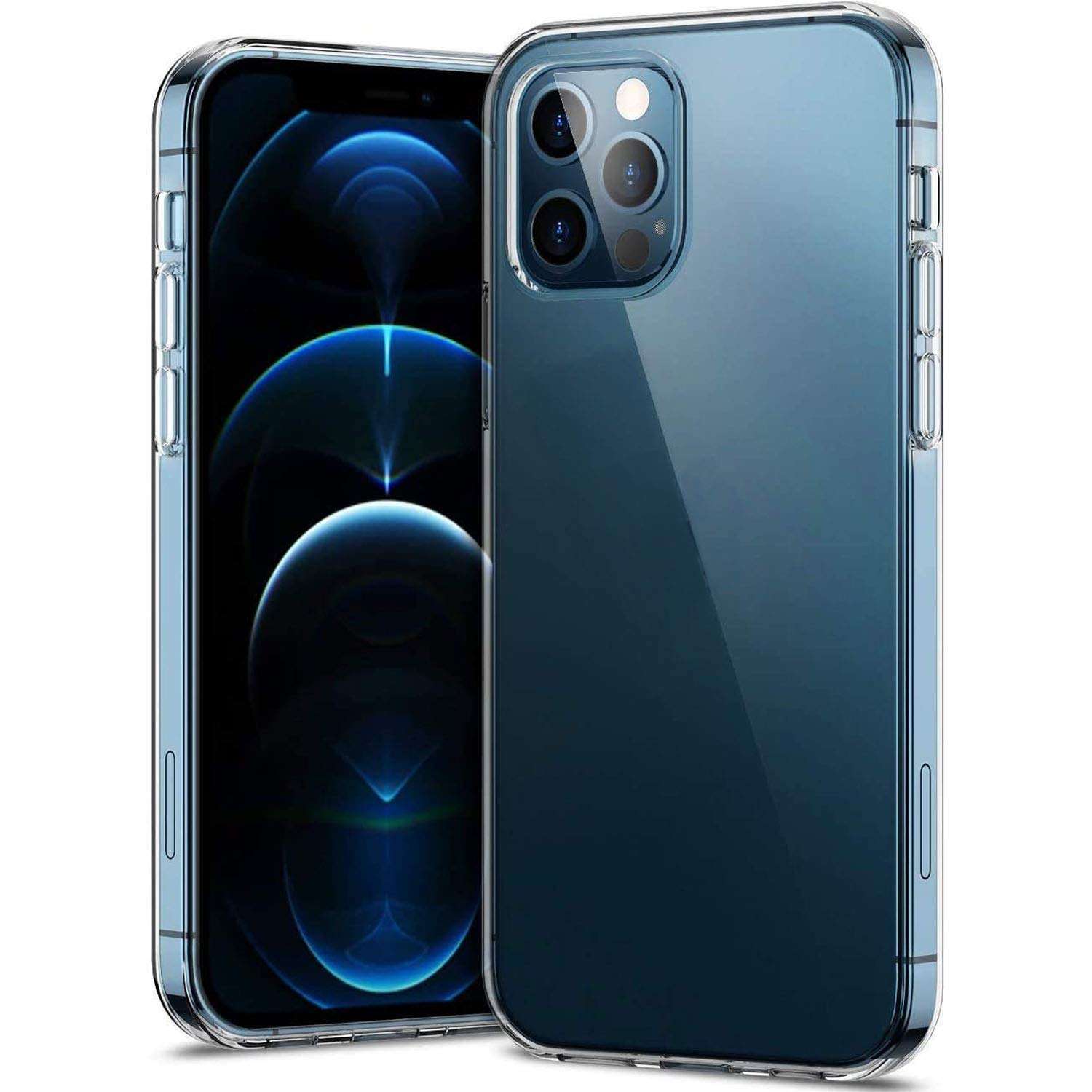 CEDO Clear Case for iPhone 12 Pro | Soft Flexible Full Protection Shock Proof TPU Back Cover for iPhone 12 Pro (Transparent)