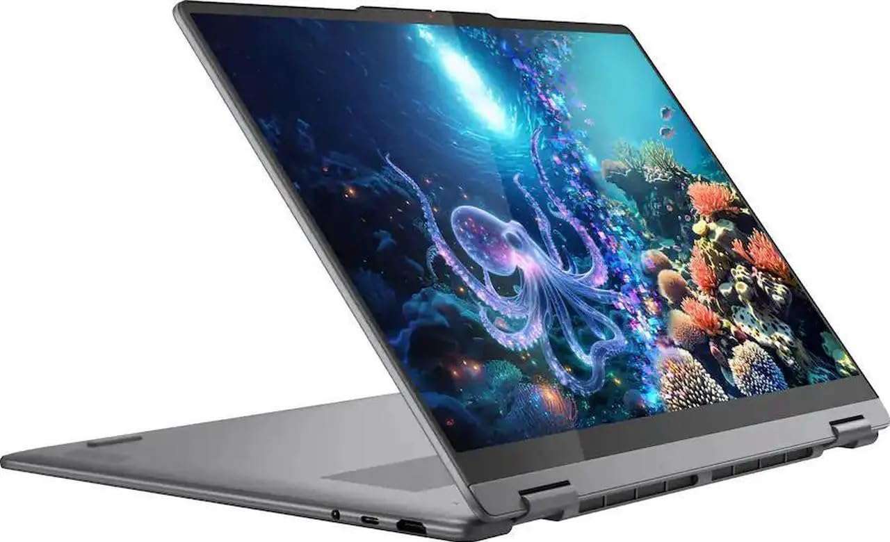 Lenovo Yoga 7i 2-in-1 Copilot+ PC 16" WUXGA Touchscreen Laptop|Intel Core Ultra 5|Intel Arc Graphics|Fingerprint|Backlit| 16GB RAM DDR5 | 512GB SSD | Windows 11 Home | Bundle with Wireless Mouse 3