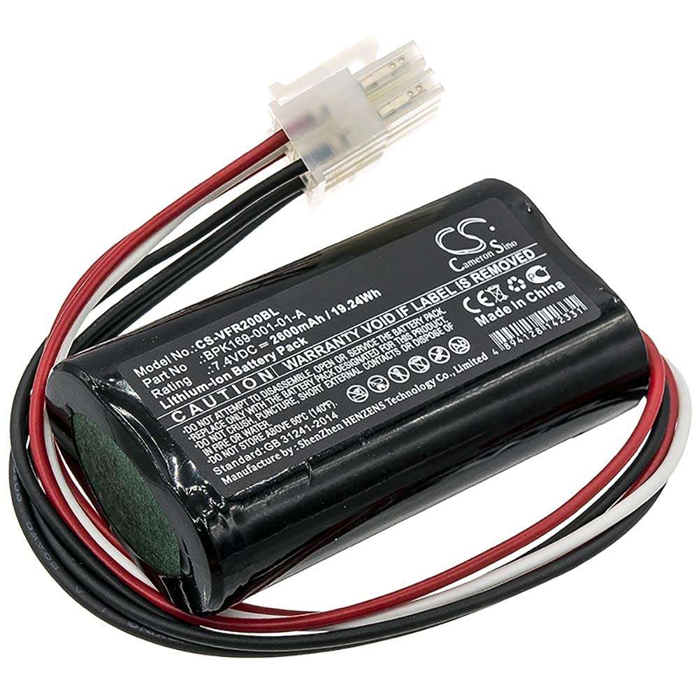 Replacement Battery for Verifone Ruby 2 Ruby CI PCA169-404-01-A PCA169-001-01 Payment Termina, fits Part no BPK169-001-01-A BPK182-001 4