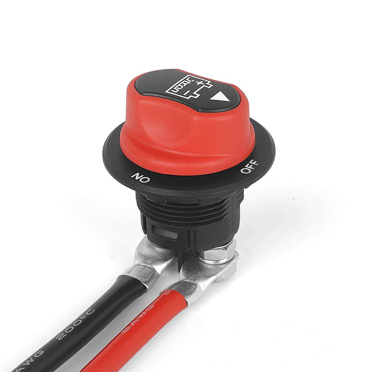 Jtron 20 inch Cables 8 AWG(10-6) Gauge Red + Black Pure Copper Battery Inverter Cables Solar, RV, Car, Boat in Lugs Used for Battery Switch(Available Current 100A) 5