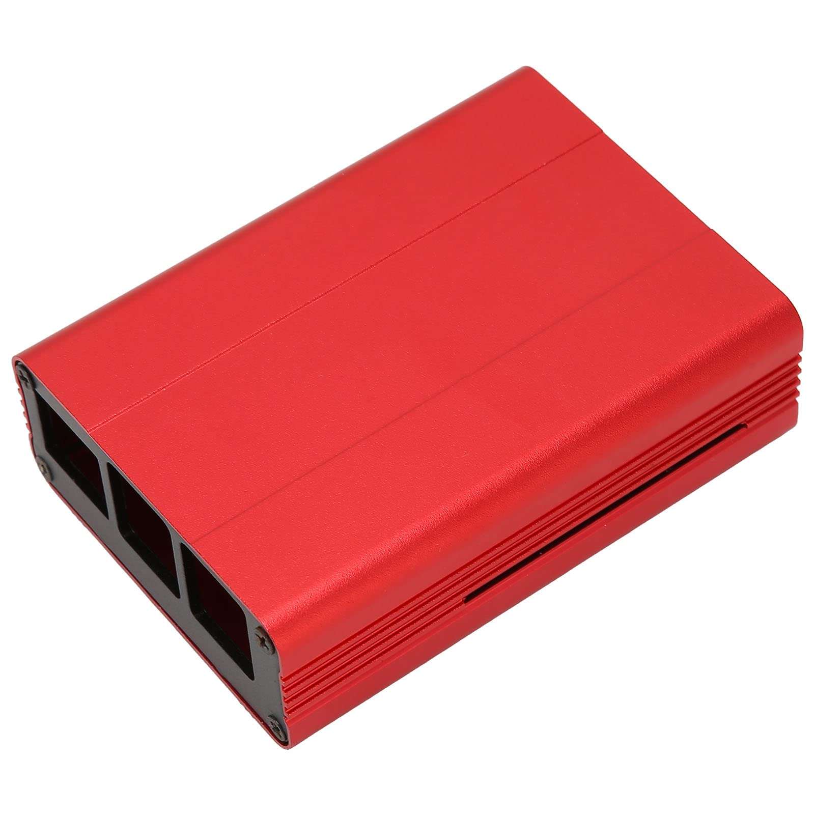 Tbest Single Board Computers,Aluminum Alloy Case Circuit Board Heat Dissipation Protective Enclosure for Raserry PiRed (Red)