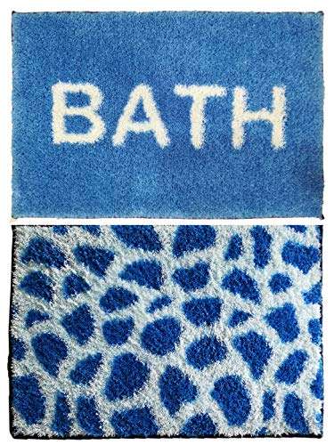 Athom Living Soft Anti Slip Easy Home Bath Mat, 38 X 58 cm, Multicolour 2