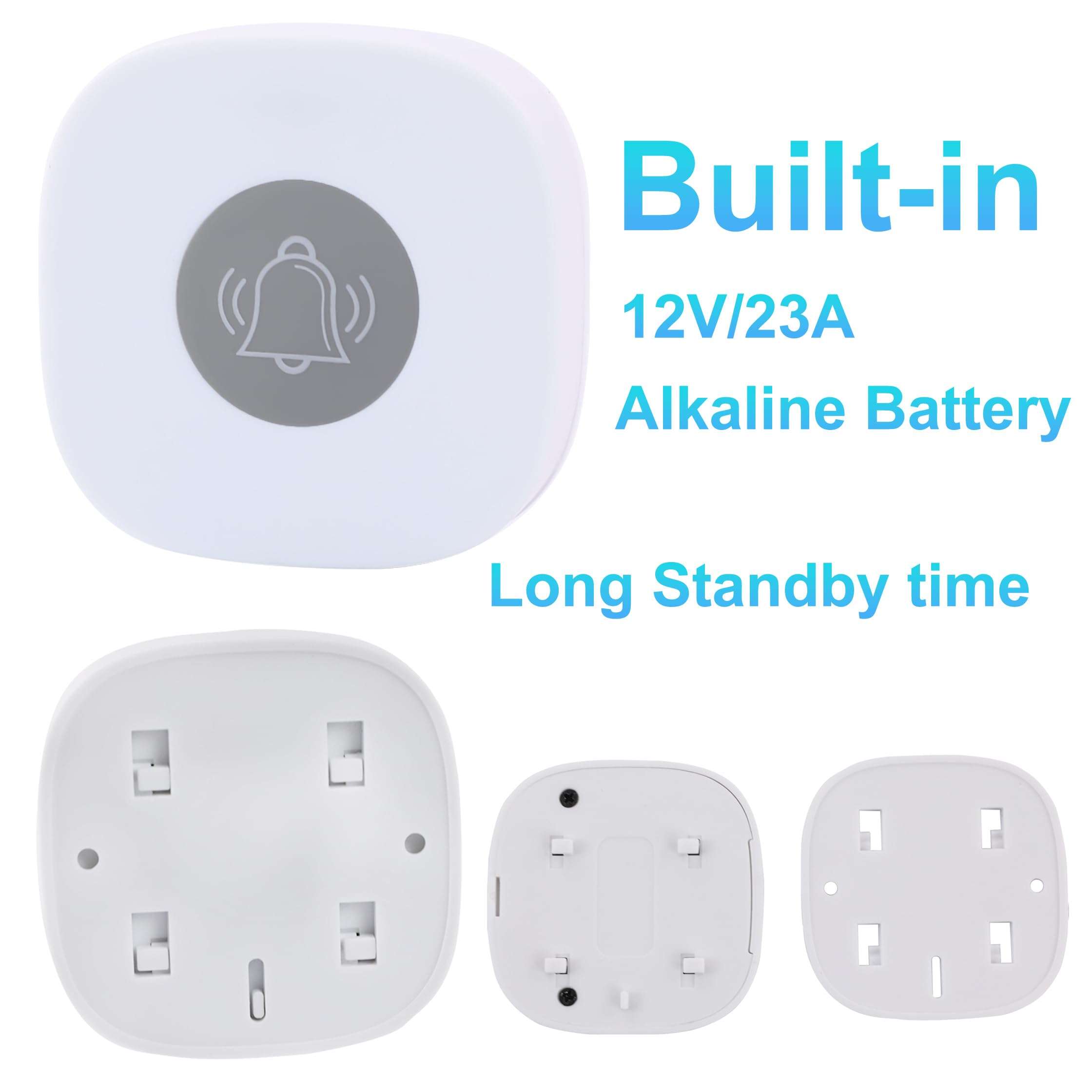 LOUKIENE Wireless Calling System, Display Receiver with 10 Waterproof Call Buttons, Caregiver Pager Retaurant Paging System for Restaurants Clinics Hotels Food Truck Church Nursery Hospital 5