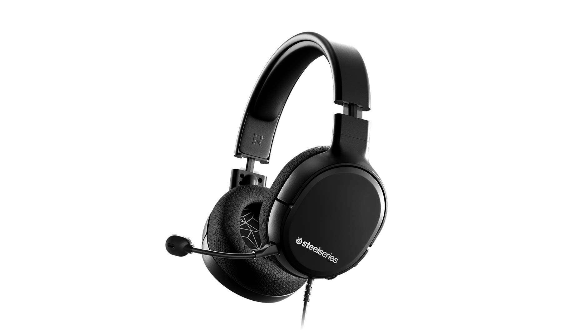 SteelSeries Arctis 1 Wired Gaming Headset – Detachable Clearcast Microphone – Lightweight Steel-Reinforced Headband – for PC, PS4, Xbox, Nintendo Switch and Lite, Mobile,Black 1