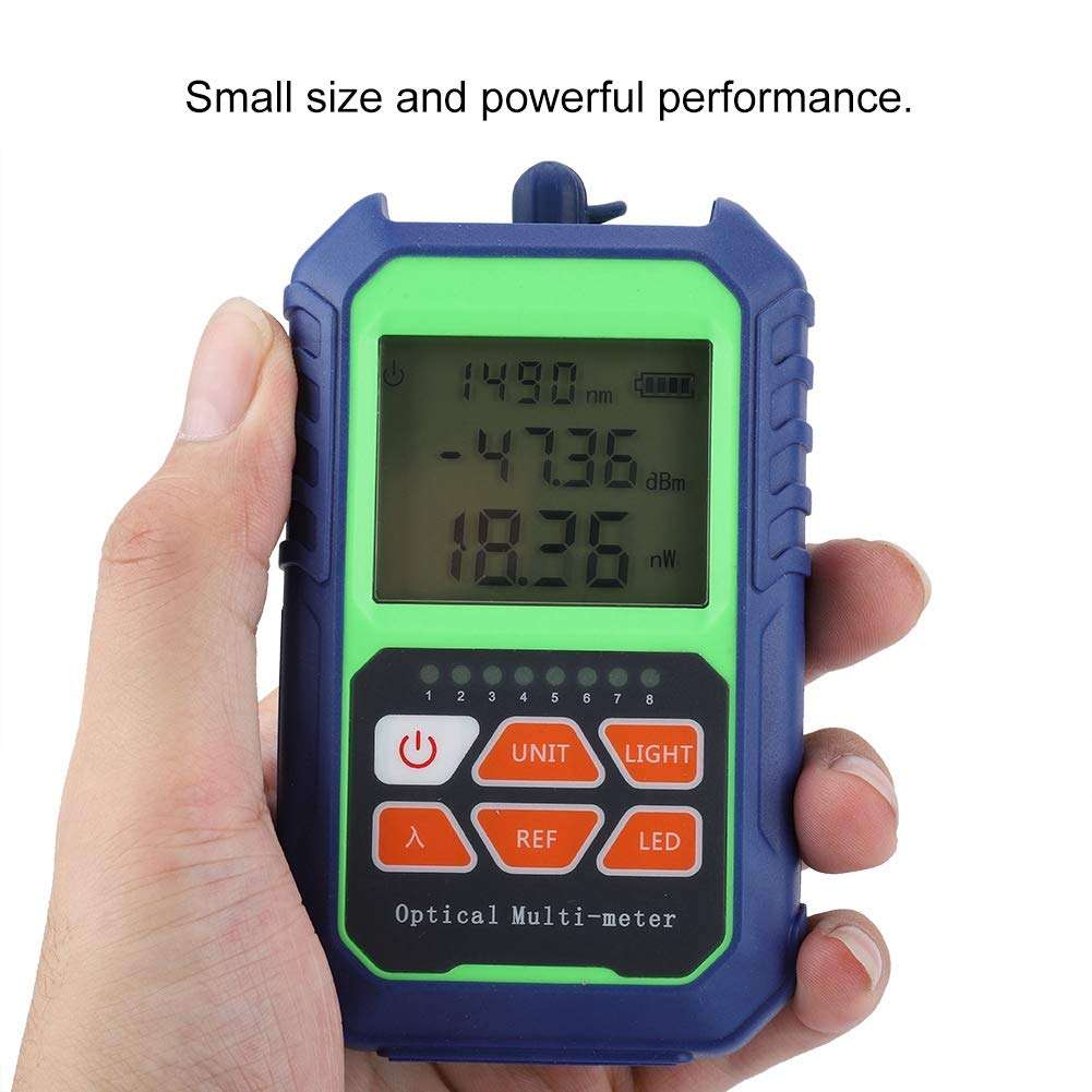 Bewinner Fiber Optical Power Meter Type A High Precision Mini Optical Power Meter with FC/SC/ST Connector Portable Optical Fiber Power Tester Measure for Testing FTTH CCTV CATV Tools 2