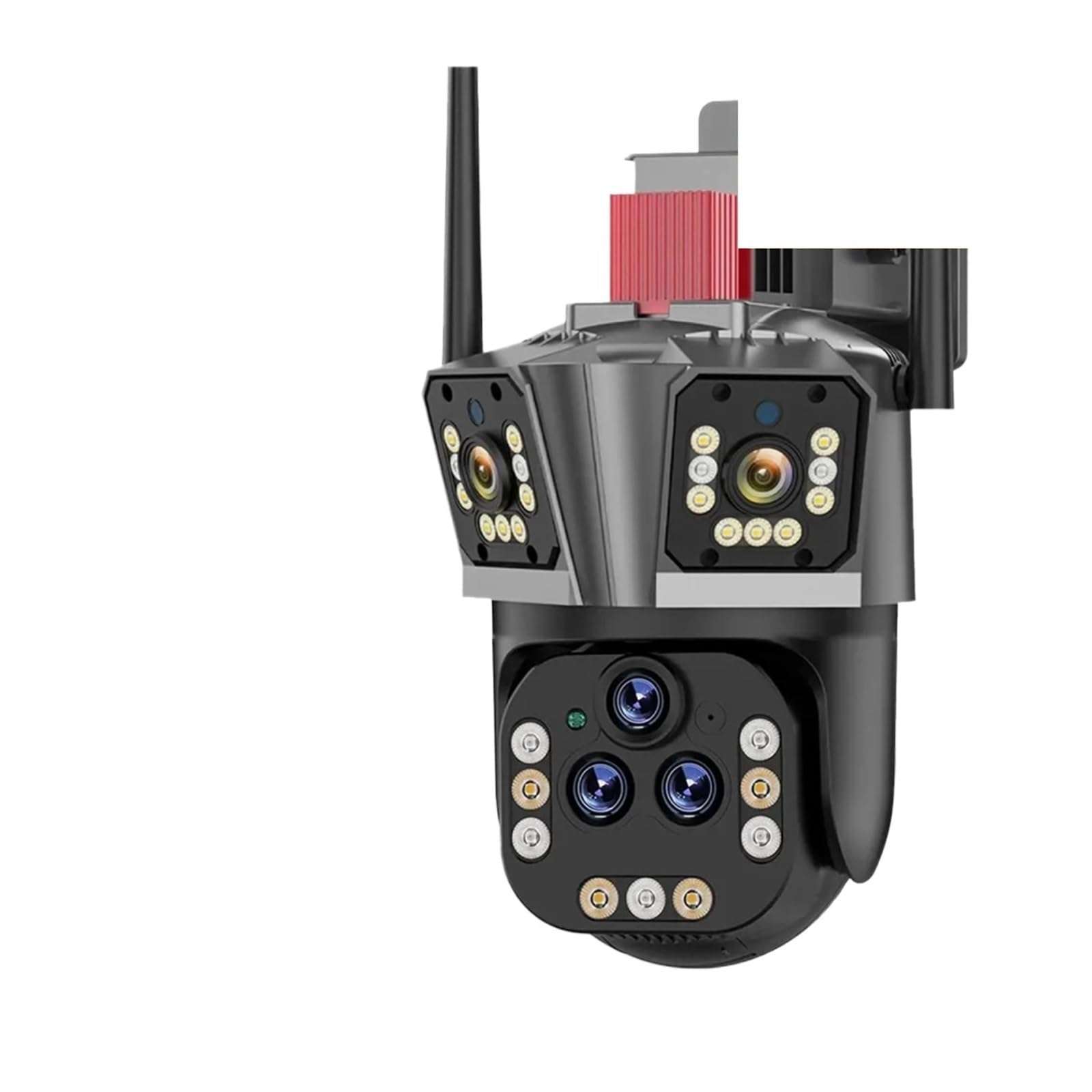 QDVOPHZA 10K 20MP CCTV Video Surveillance IP Camera 20X Zoom WiFi Wireless Five Lens Outdoor PTZ Home Security Protection Auto Tracking(E/U,10K Add 32G Card) 3