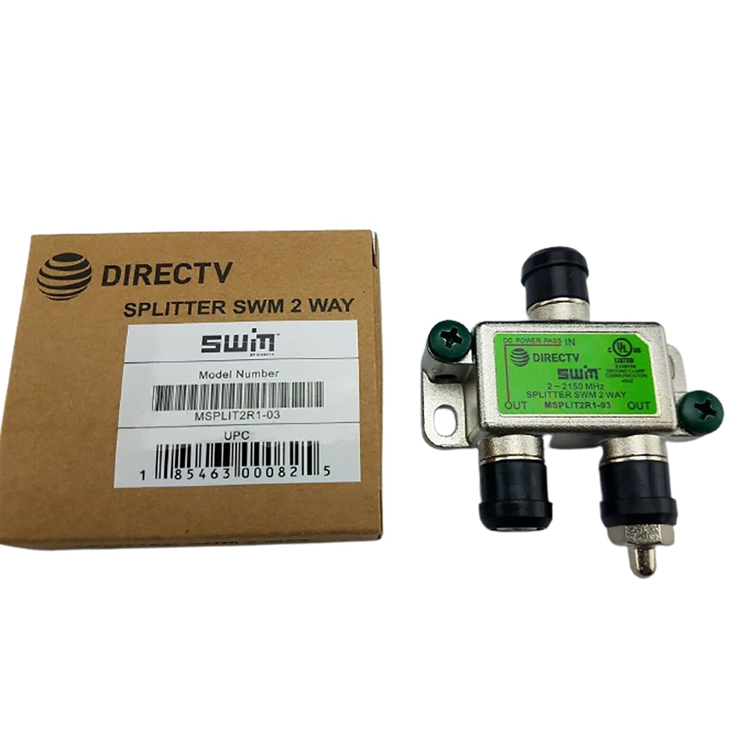 Directv Msplit2r1-03 Approved 2-Way Wide Band SWM Splitter 4