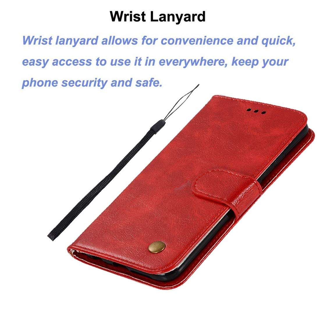 Zoeirc Case for Galaxy Note 10 Lite (2020) Case, for Samsung A81 Wallet Case, PU Leather Wallet Flip Protective Phone Case Cover with Card Slots for Samsung Galaxy note10 Lite (red) 6