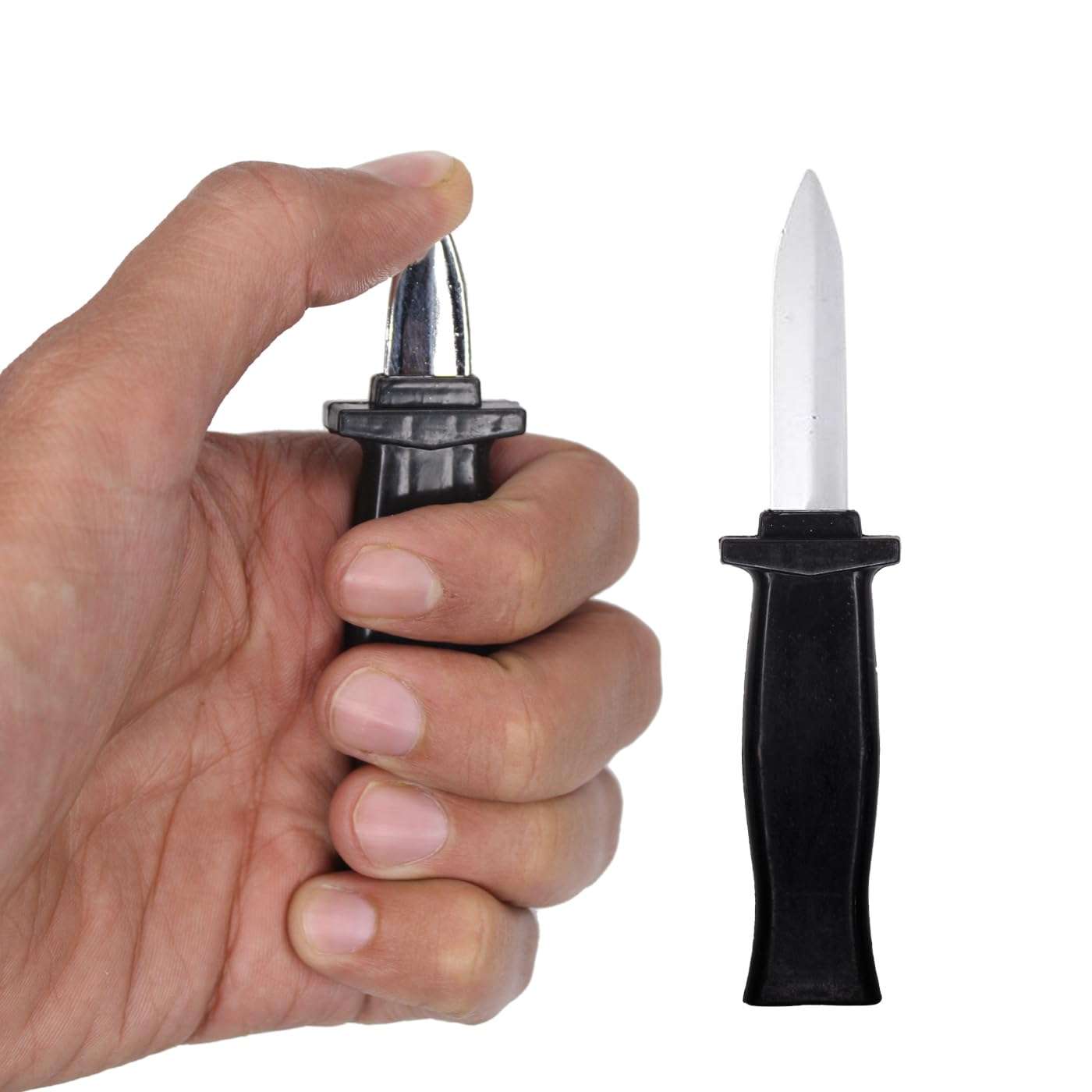 Fake Tricky Knife Toy for Practical Joke and Halloween Theme for Kids/Adults, Set of 2Pcs 1
