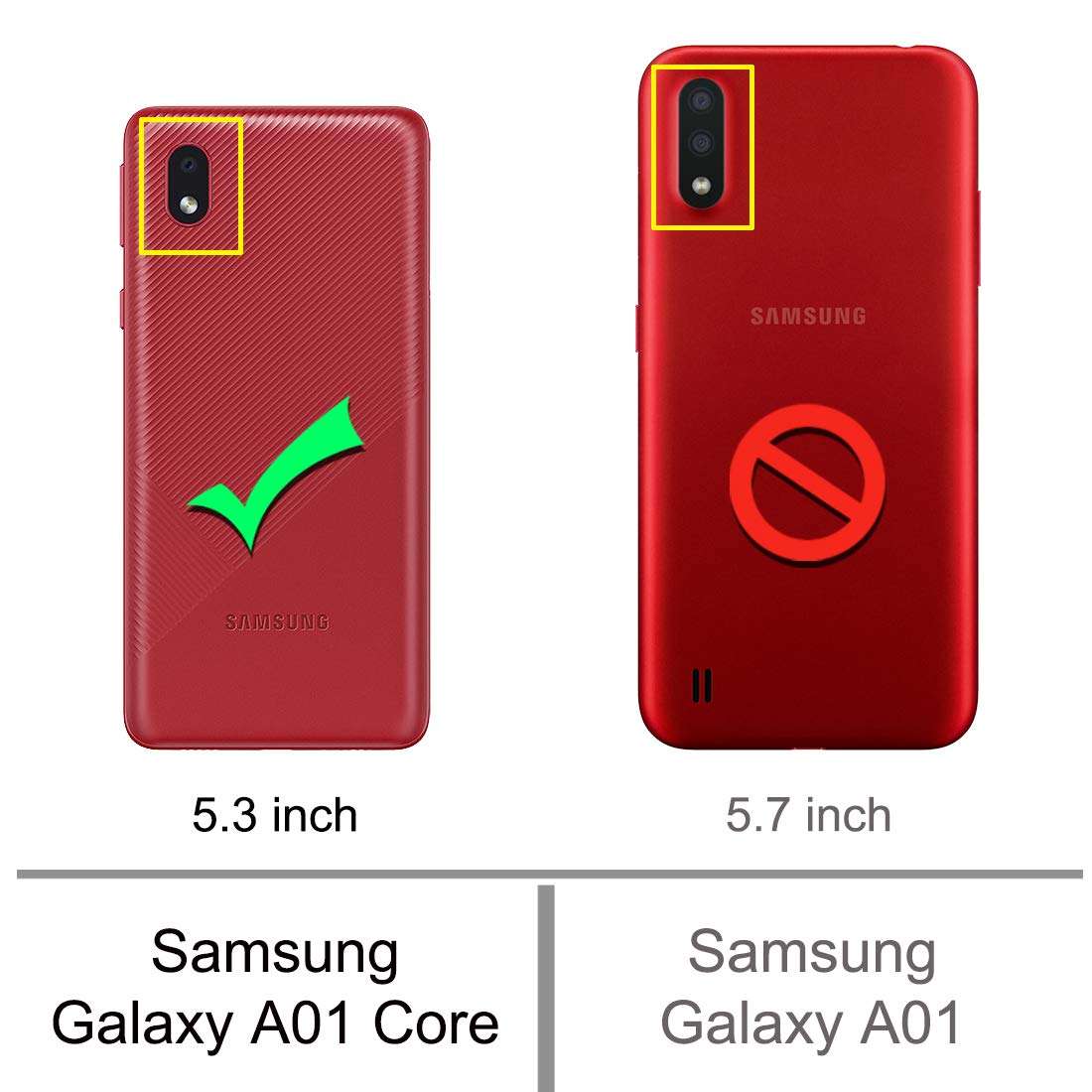 Osophter for Galaxy A01 Core Case,Galaxy M01 Core Clear Transparent Reinforced Corners TPU Shock-Absorption Flexible Cell Phone Cover for Samsung Galaxy A01 Core(Clear) 2