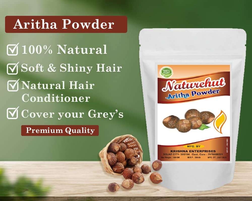 Naturehut Aritha/Reetha (Sapindus Trifoliatus) Powder|| Ayurvedic Formula || For Face,Skin & Hair Care || 5Kg 3