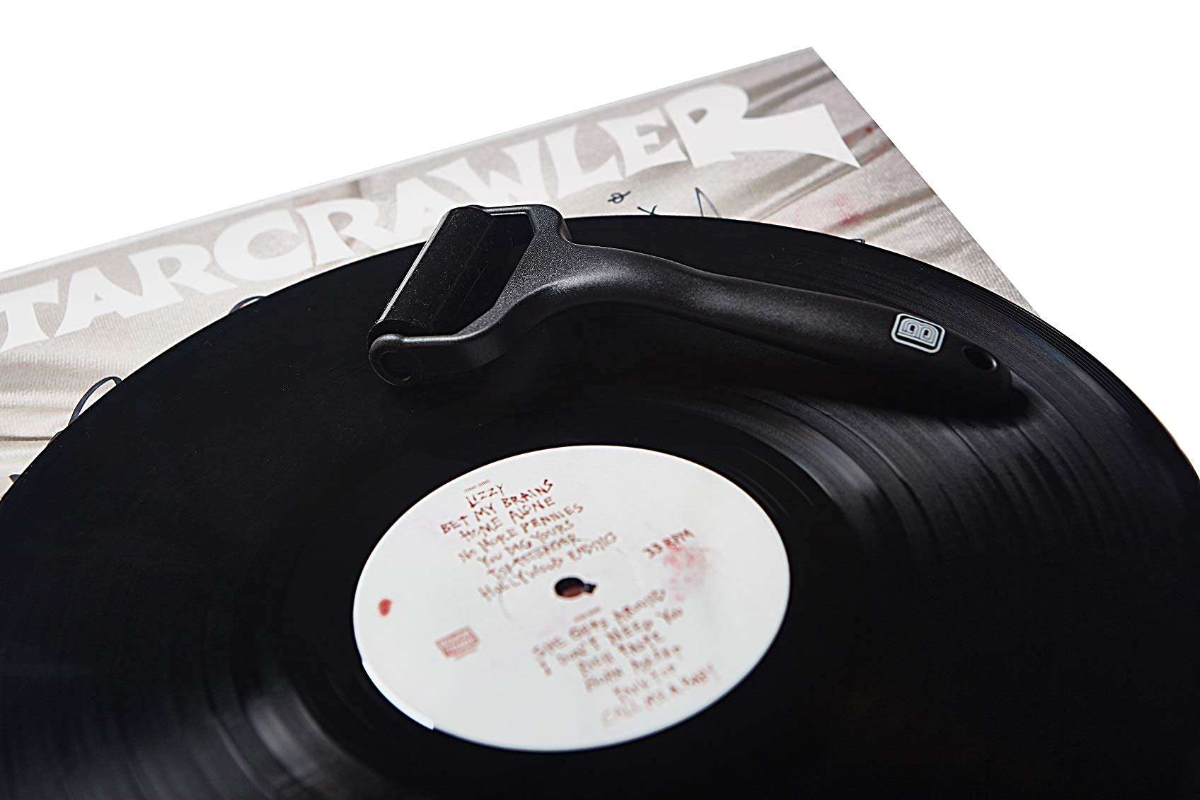 Big Fudge Record Pal, Vinyl Roller Cleaner. Black Vinyl Record Cleaner in Gift Pack. Silicone Lint Roller for LP Records, Anti-Static Record Duster. 6