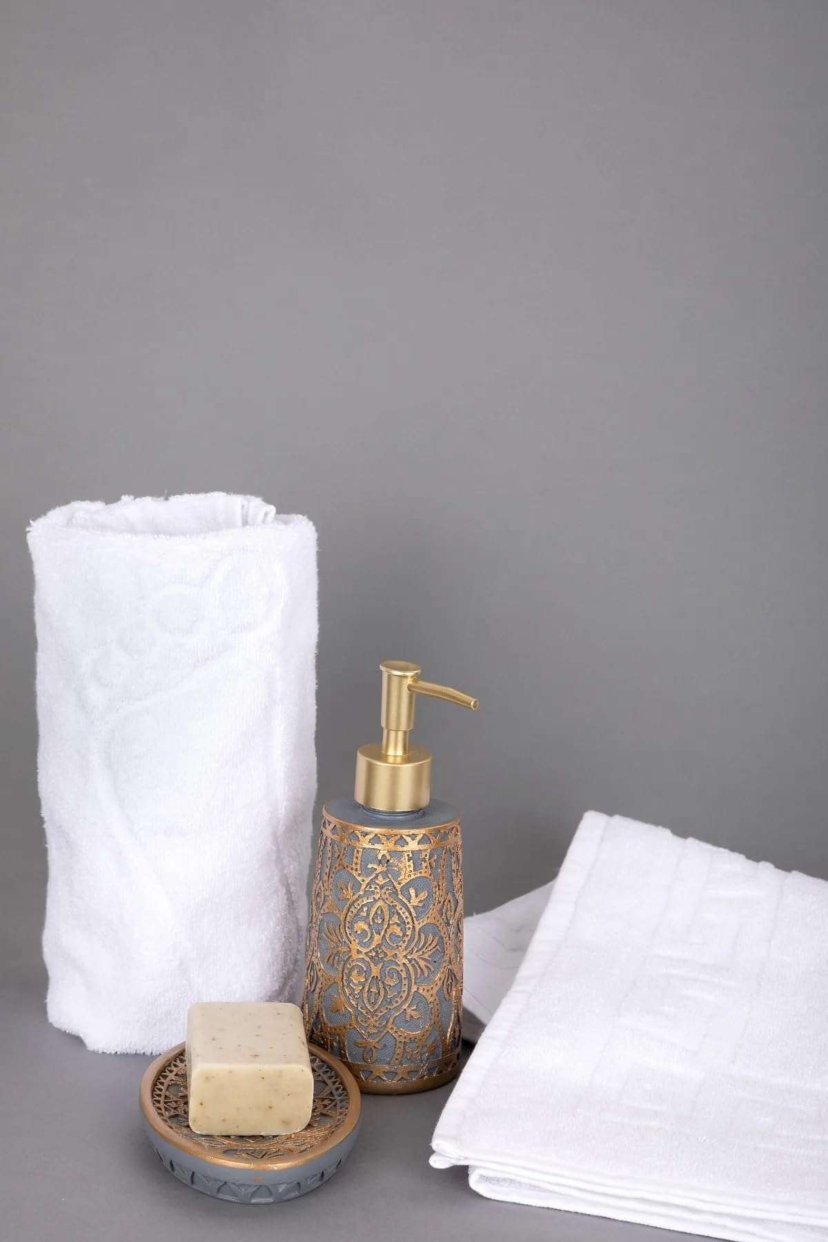 Generic White Classic Luxury Bath Mat Floor Towel Set -%100 Cotton Shower/Bathtub Mats | 2 Pack | White 20x30 inch 5