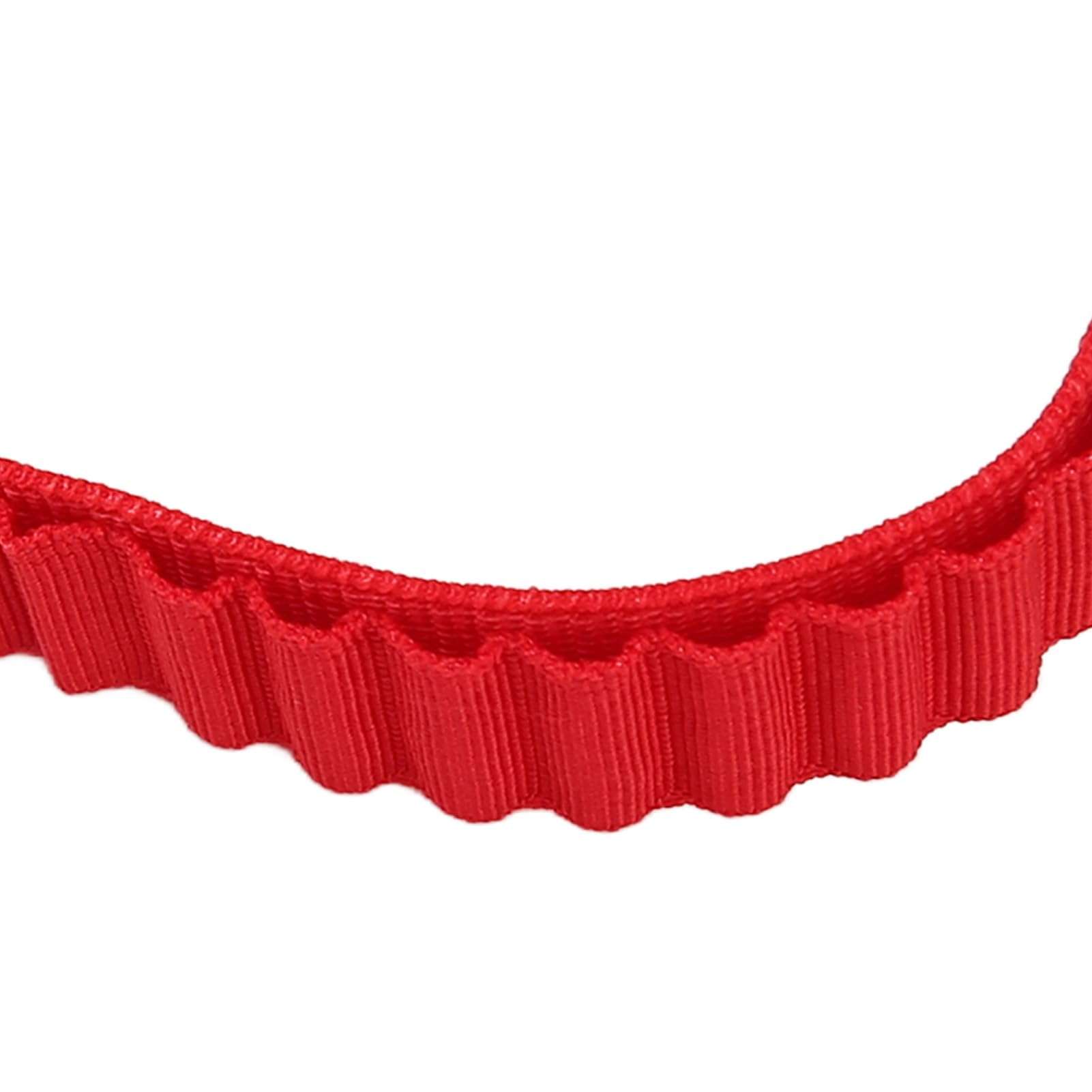 Watch Band Replacement with Plastic Protective Bumper Case, Adjustable Wristband Strap Elastic Fabric Nylon Watch Band for Pixel (Red with Red Case) 5