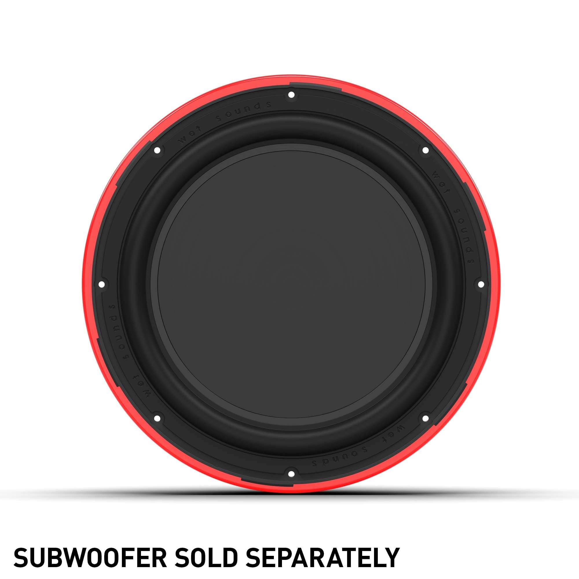 Wet Sounds Zero Series - ZERO-12-S4-XZ-B Black 12" Zero Series 4-OHM Marine Subwoofer with Wet Sounds LED KIT 12-RGB ZR - RGB LED Ring Kit for Zero Series 12" Subwoofers - Sold Individually 5