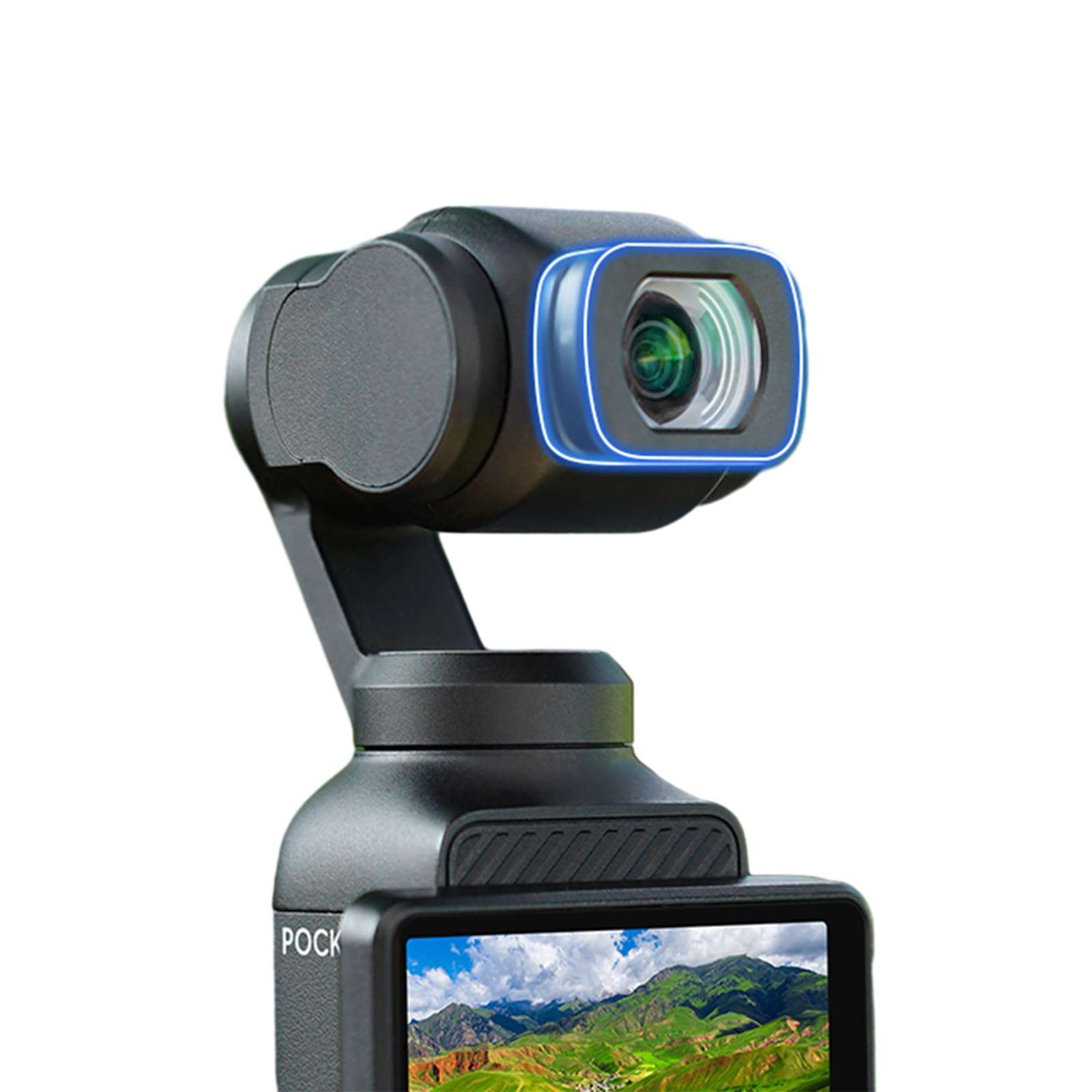 External Wide-angle Lens 0.72X 112 Degrees Magnetic Wide Angle Lens For Pocket 3 Camera Gimbal Accessories Magnetic Camera Lens Attachment 5