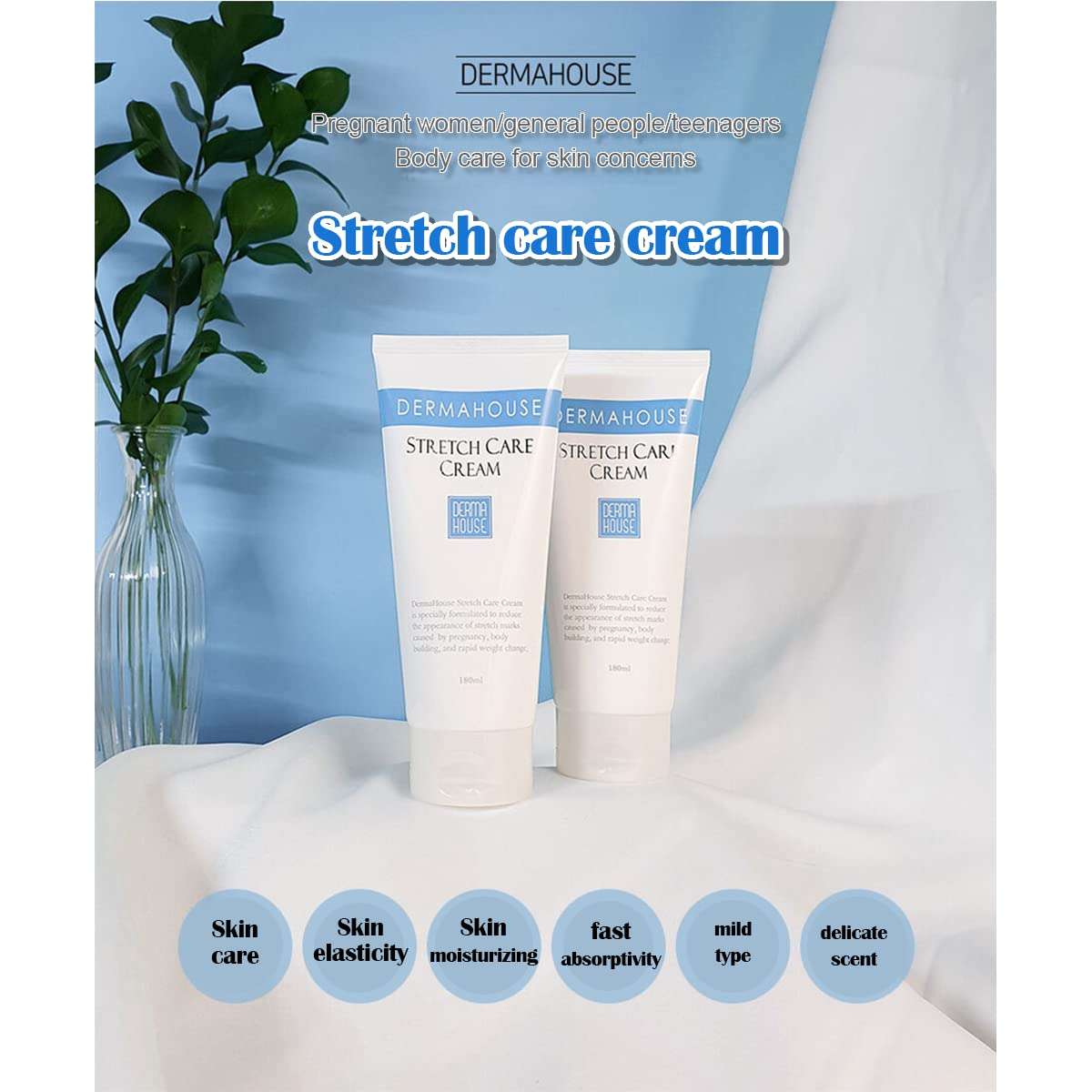 DERMAHOUSE Body Care Stretch Care Cream 180ml for Skin Concerns 5