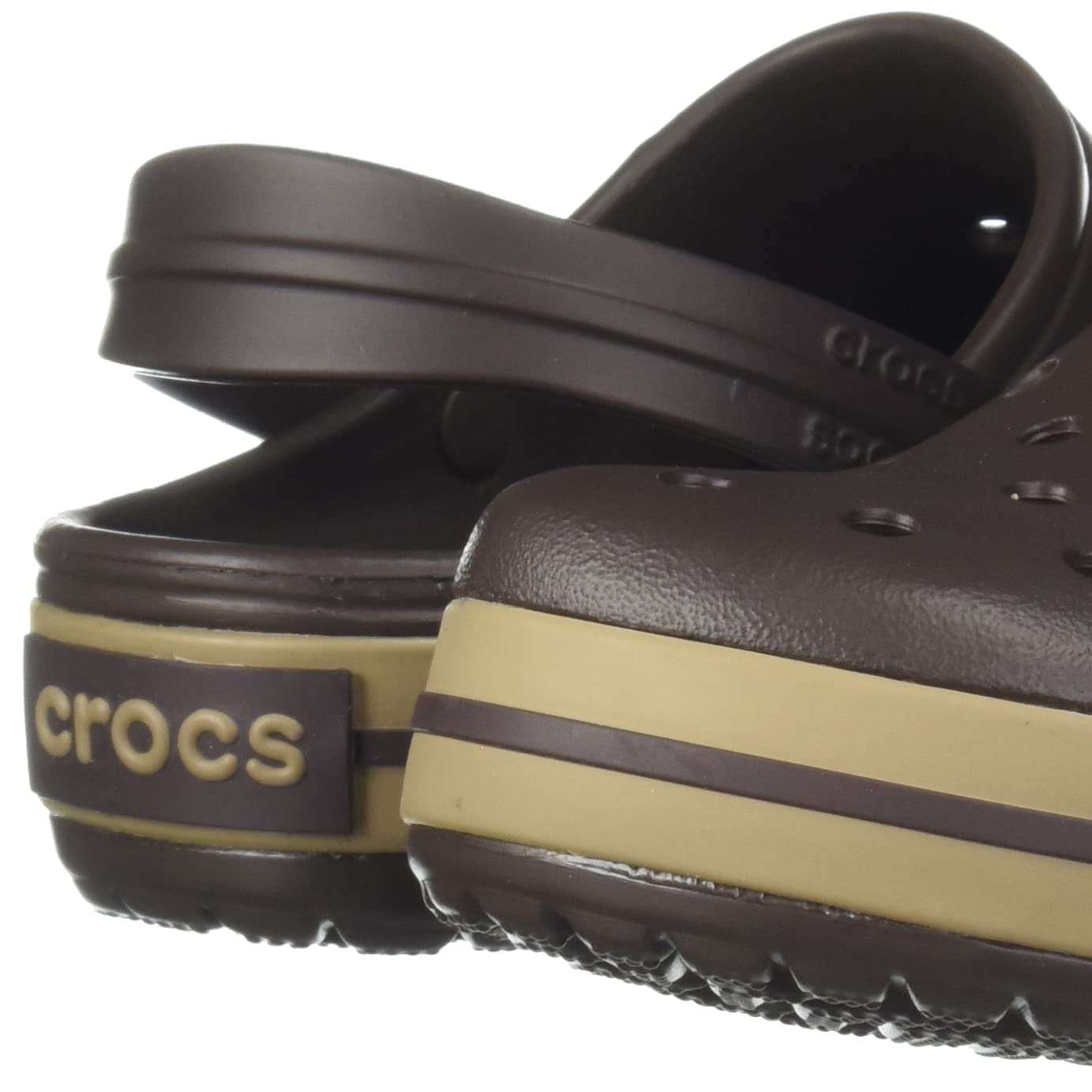 crocs Unisex-Adult Crocband Espresso/Khaki Clog - 4 UK Men/ 5 UK Women (M5W7) (11016-22Y) 4