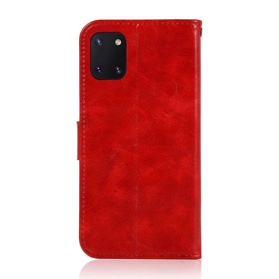 Zoeirc Case for Galaxy Note 10 Lite (2020) Case, for Samsung A81 Wallet Case, PU Leather Wallet Flip Protective Phone Case Cover with Card Slots for Samsung Galaxy note10 Lite (red) 3