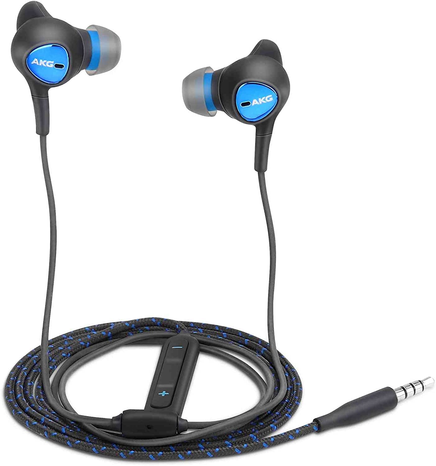Wired 3.5MM Jack Durable Earphones Earbuds w Microphone and Volume Control, Deep Bass Clear Sound Noise Isolating in Ear Headphones, Compatible with vivo Y70 Tuned by AKG