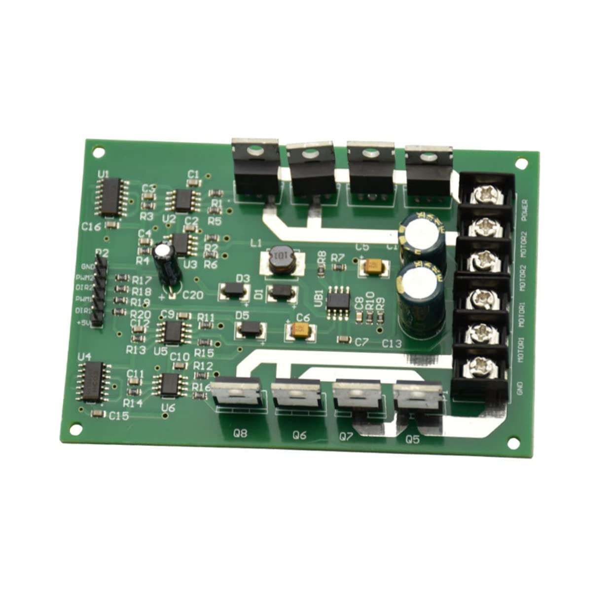 Housoutil Motor Brake H Bridge Circuit H Bridge Motor Driver High Current Hbridge Motor Driver H Bridge Motor Driver Circuit H Bridge Driver Hi-fi High Power Amplifier Board Handtruck