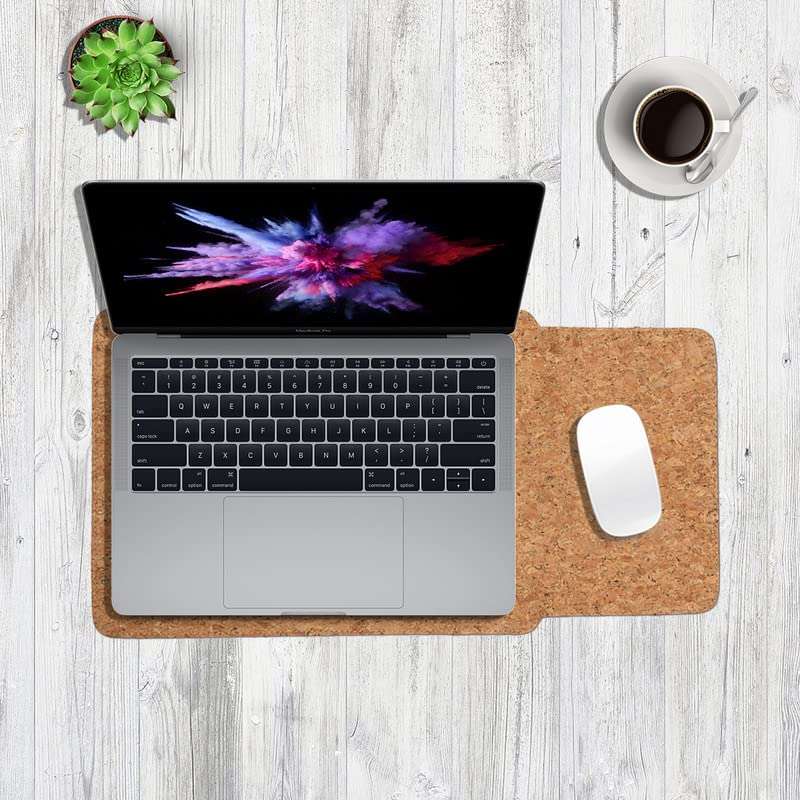 Enthopia 15-15.4 Inch Slim Laptop Sleeve for 15 Inch MacBooks/Other 15 Inch Slim Laptops Protective Cover with Organiser Pouch for Mouse,Charger,Hard Disk,Pen Drive,etc (Plain Cork) 4