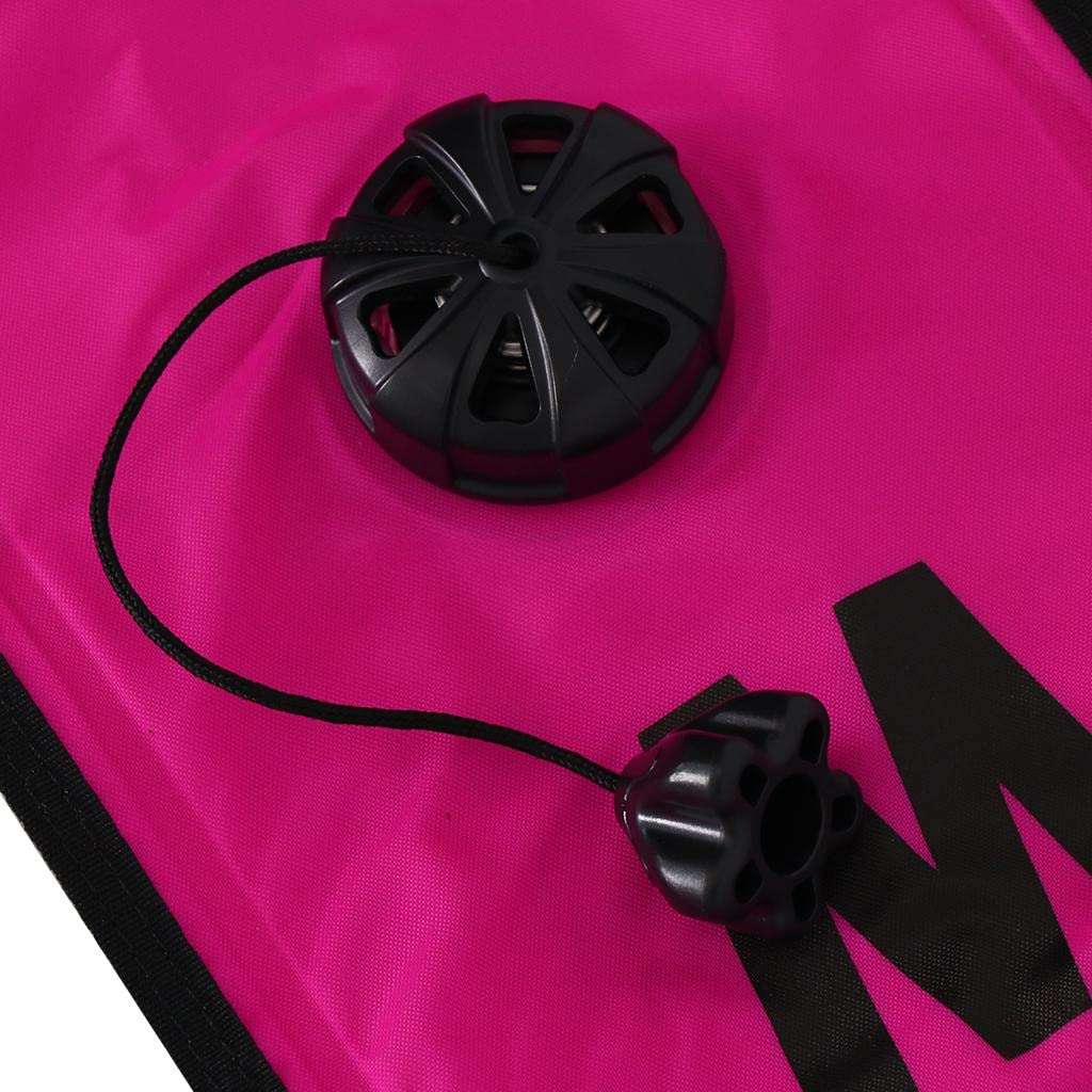 MOH Safety High Visibility Scuba Diver SMB Surface Marker Buoy 4ft Rose Red 3