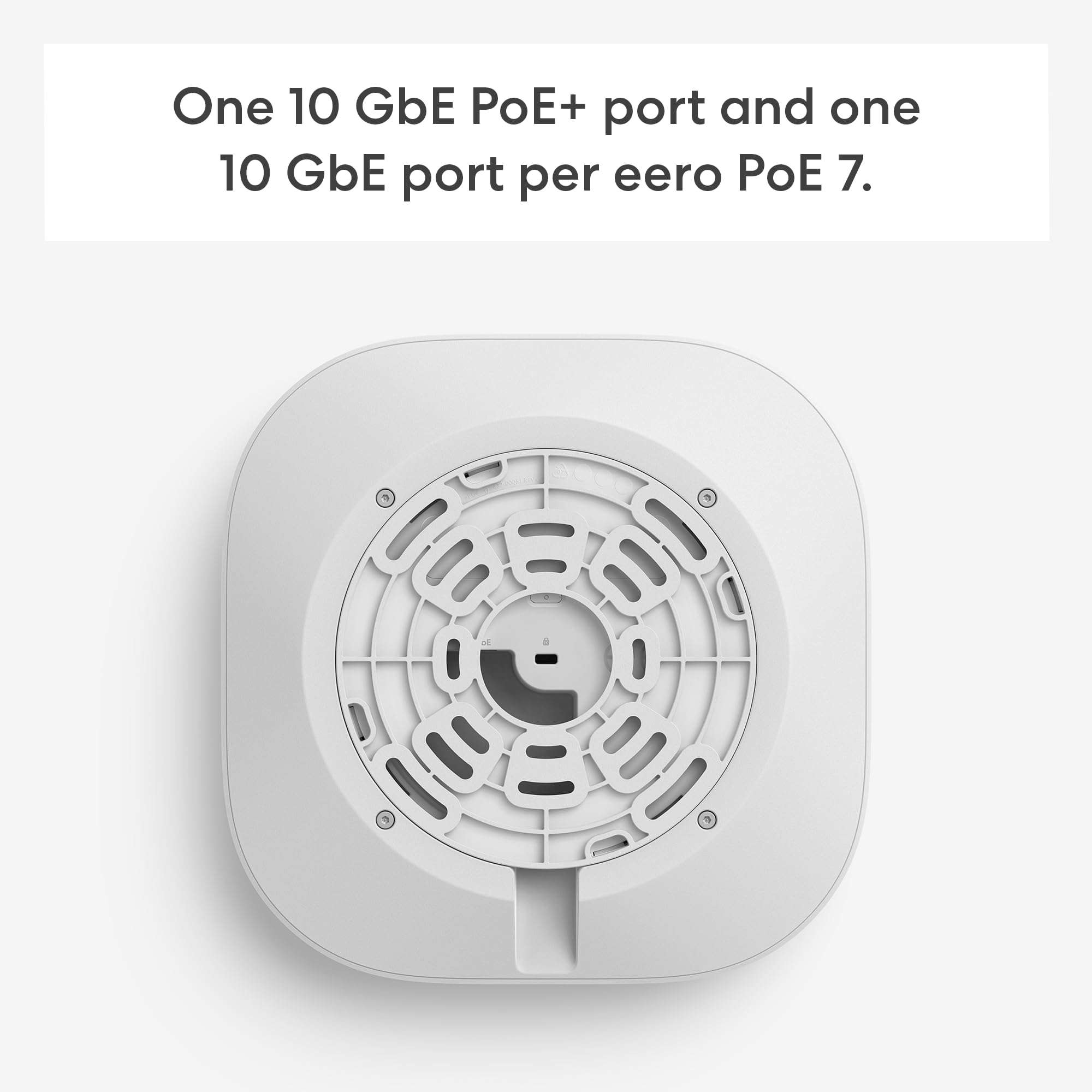 Amazon eero PoE 7 tri-band Wi-Fi 7 mountable access point (newest model) - Wireless speeds up to 3.9 Gbps, Coverage up to 2,000 sq. ft., 1-pack 3