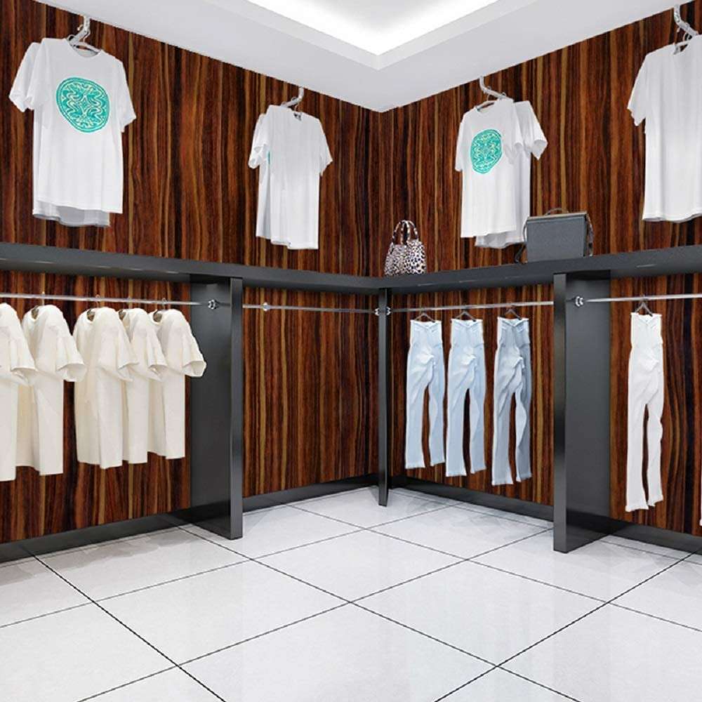 SurfNPick Adhesive Wood Grain PVC Wallpaper Vinyl Film Sheet Wooden Old Furniture Film Sticker Wooden Wrap for Wooden Door, Wardrobe, Almirah, Fridge, Tabletop, Wall, Floor, DIY & Other(24*72INCHES) 5