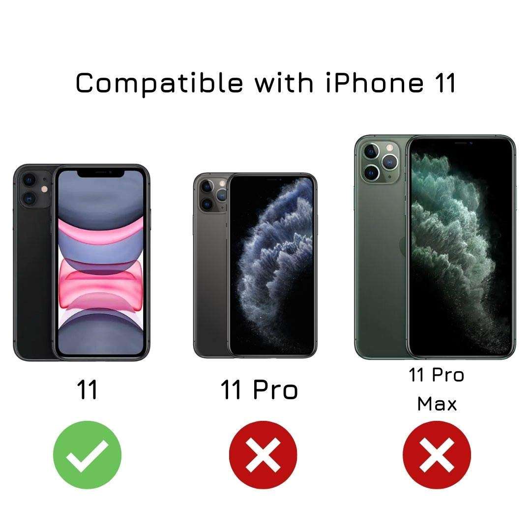 HoldingIT Crossbody Phone Case with Detachable Lanyard Compatible with iPhone 11, 2-in-1 Hands Free iPhone Cover with Drop Protection, Adjustable Rope Green 3