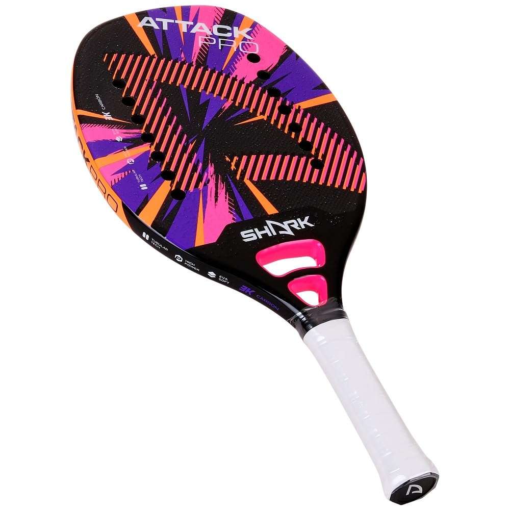 Shark Attack 2024 Beach Tennis Racquet + Case 3