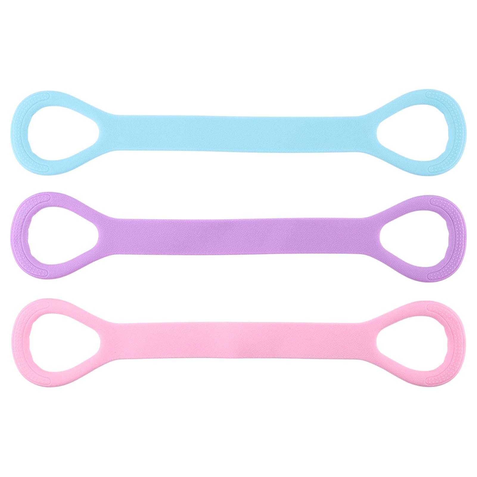 Reicyfang 3pcs Figure 8 Resistance Band, Arm Back Training Elastic Ropes, Elastic Stretching Resistances Band for Arms, Back, Shoulders, and Chest Workouts, Exercise Equipment 1